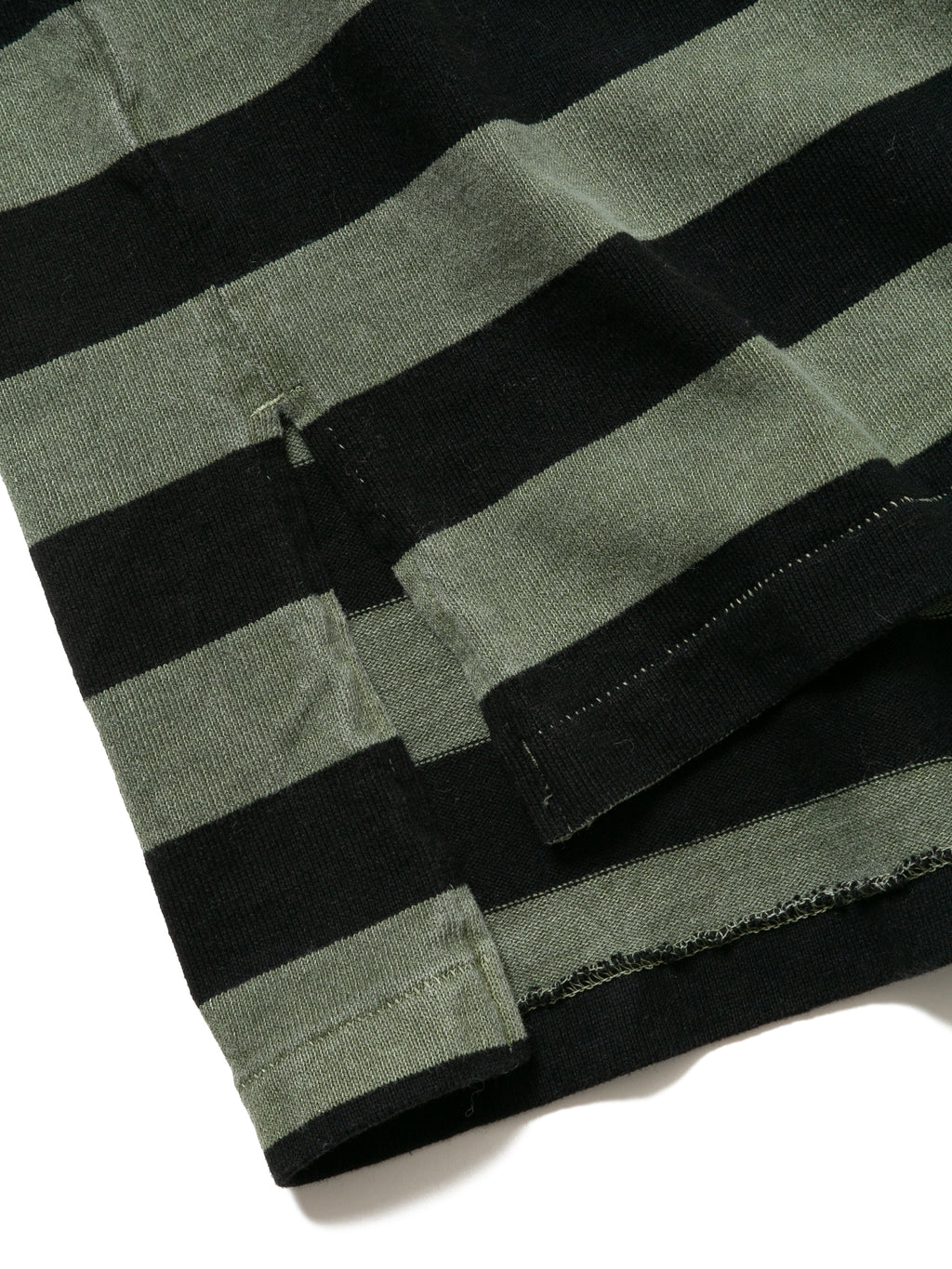 BAGGY BOAT L/S TEE COTTON BORDER JERSEY AM-C0103 Olive