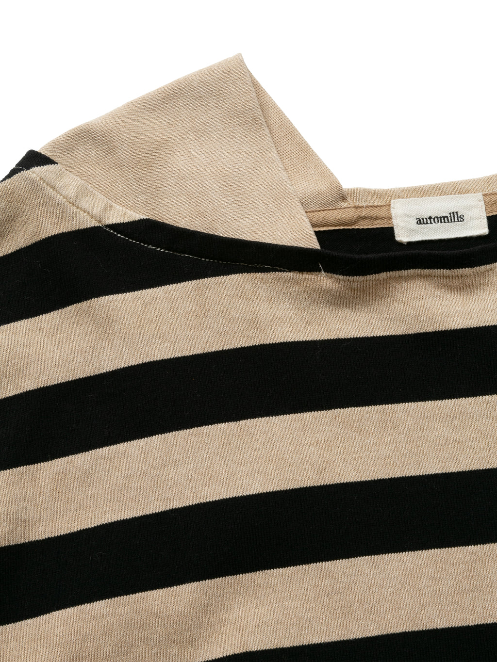 BAGGY BOAT L/S TEE COTTON BORDER JERSEY AM-C0103 Beige