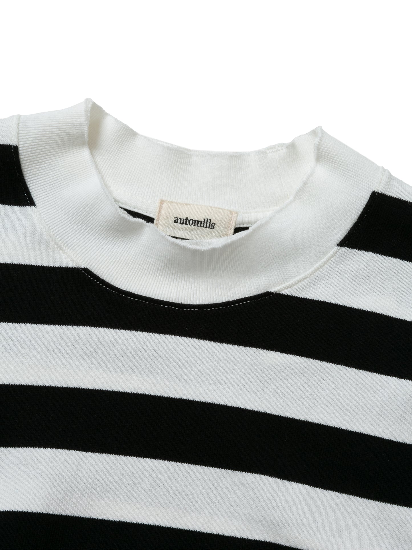 BAGGY L/S TEE COTTON BORDER JERSEY AM-C0104 O.White