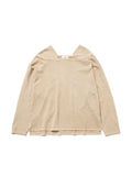 BAGGY BOAT L/S TEE COTTON JERSEY AM-C0107 Beige
