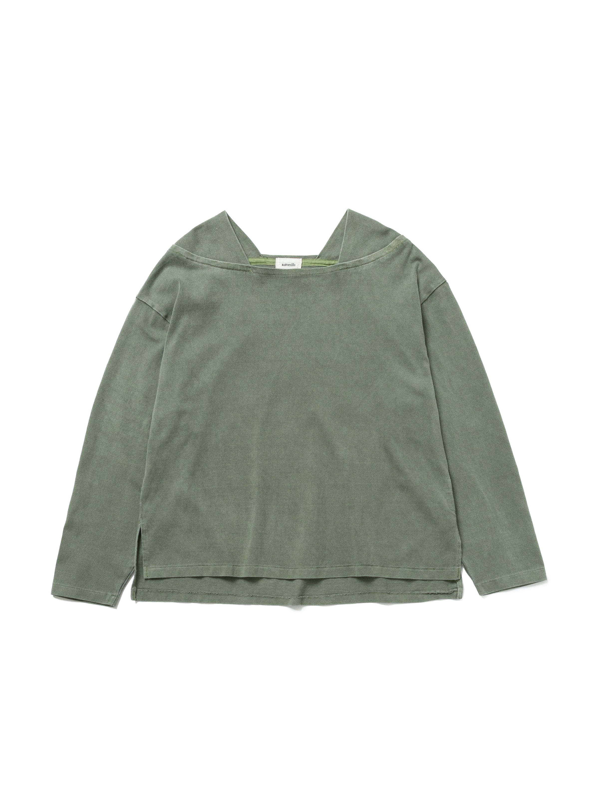 BAGGY BOAT L/S TEE COTTON JERSEY AM-C0107 Olive