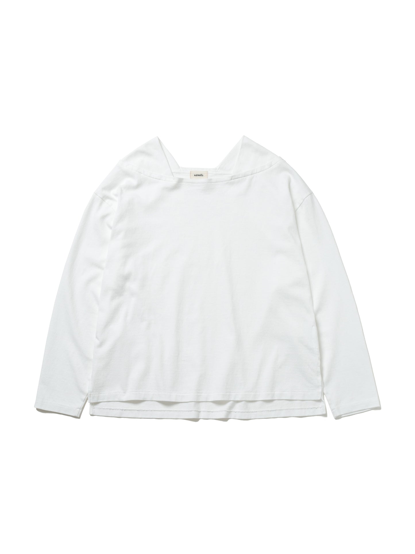 BAGGY BOAT L/S TEE COTTON JERSEY AM-C0107 White