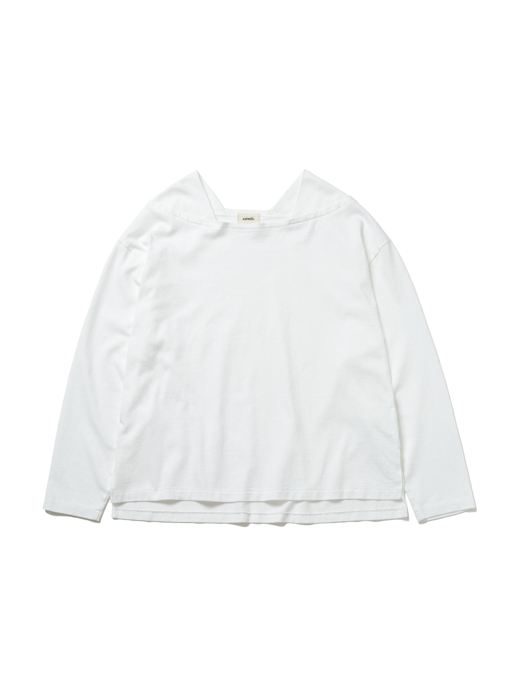 BAGGY BOAT L/S TEE COTTON JERSEY AM-C0107 White