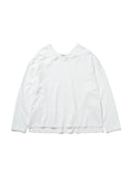 BAGGY BOAT L/S TEE COTTON JERSEY AM-C0107 White