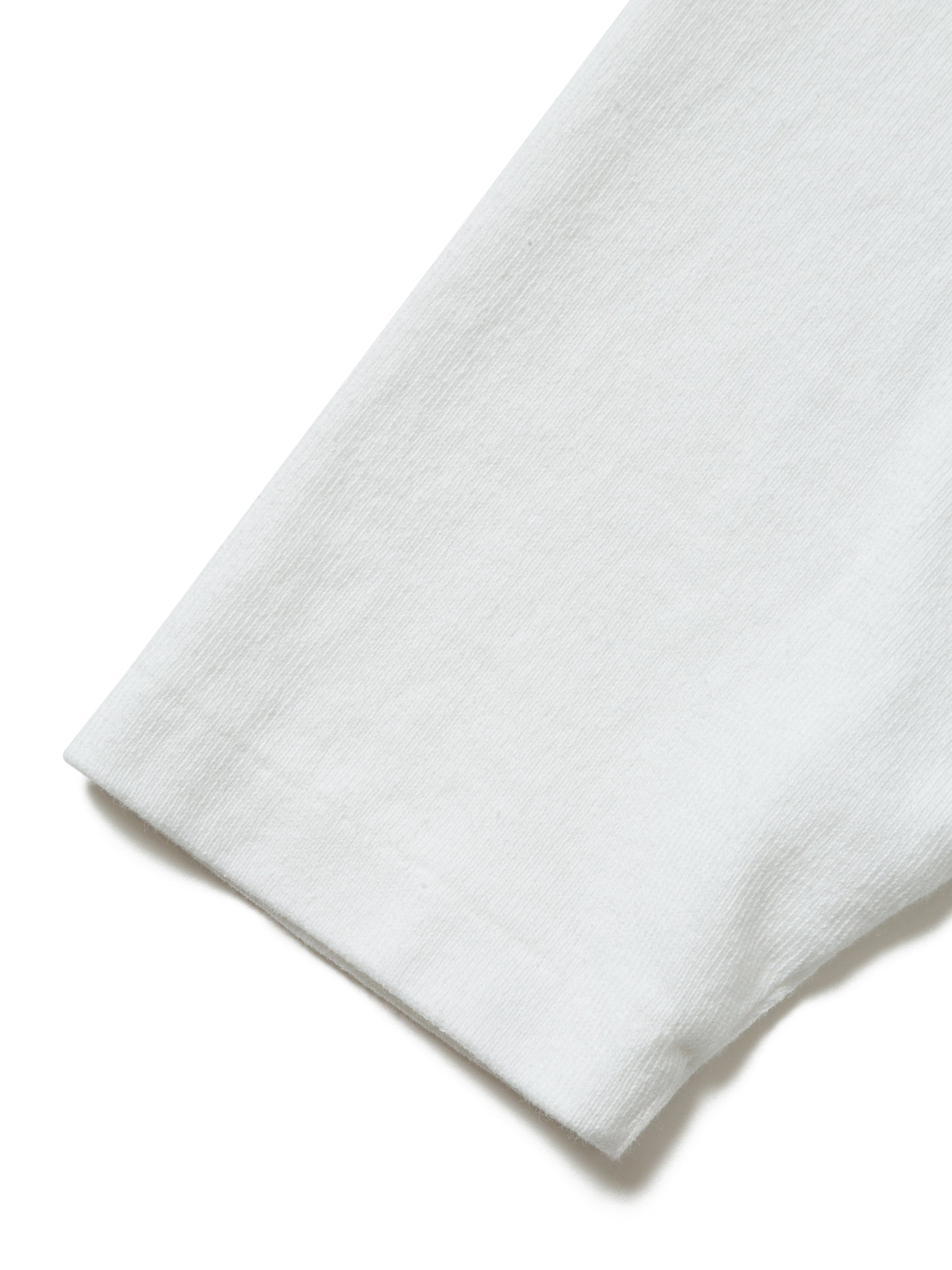 BAGGY BOAT L/S TEE COTTON JERSEY AM-C0107 White