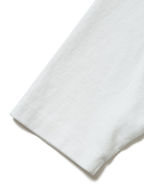 BAGGY BOAT L/S TEE COTTON JERSEY AM-C0107 White