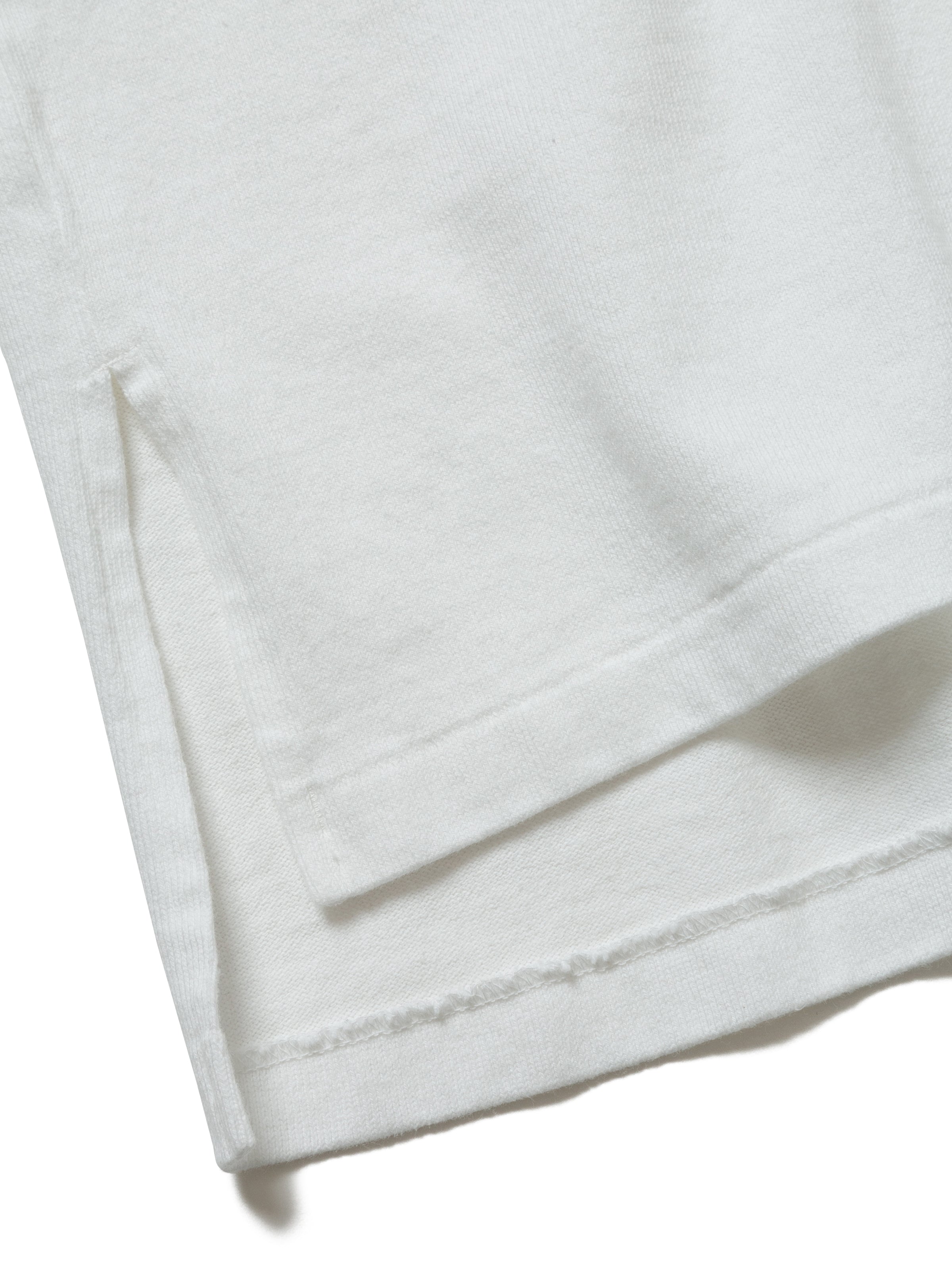 BAGGY BOAT L/S TEE COTTON JERSEY AM-C0107 White