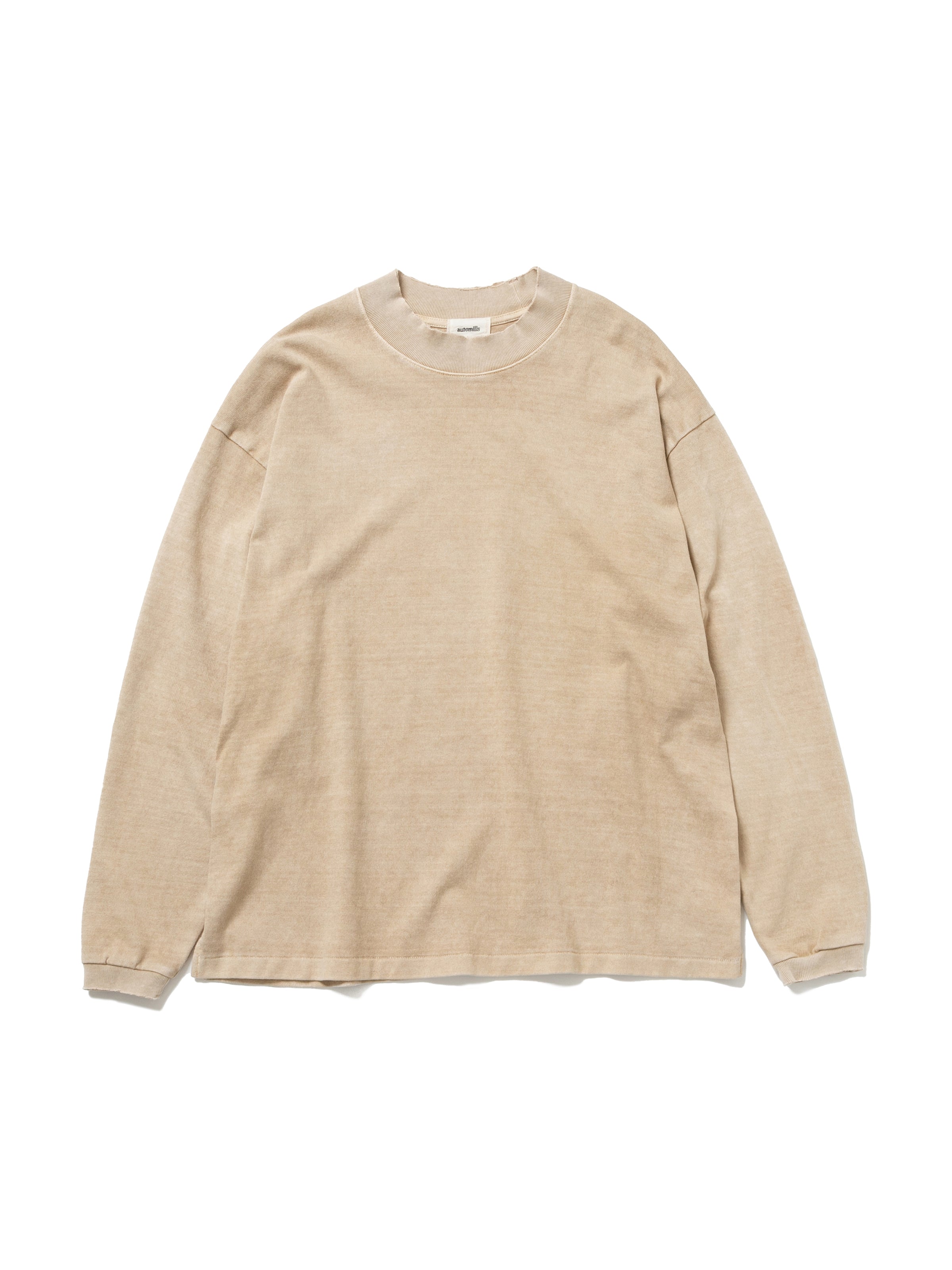 BAGGY L/S TEE COTTON JERSEY AM-C0108 Beige
