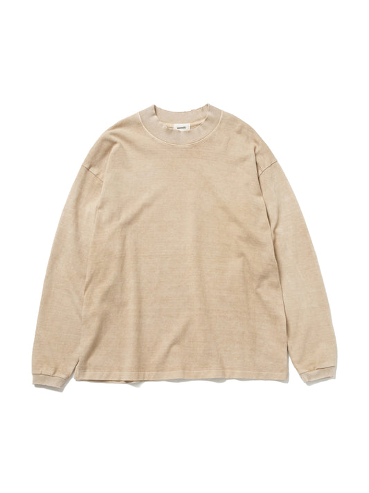 BAGGY L/S TEE COTTON JERSEY AM-C0108 Beige