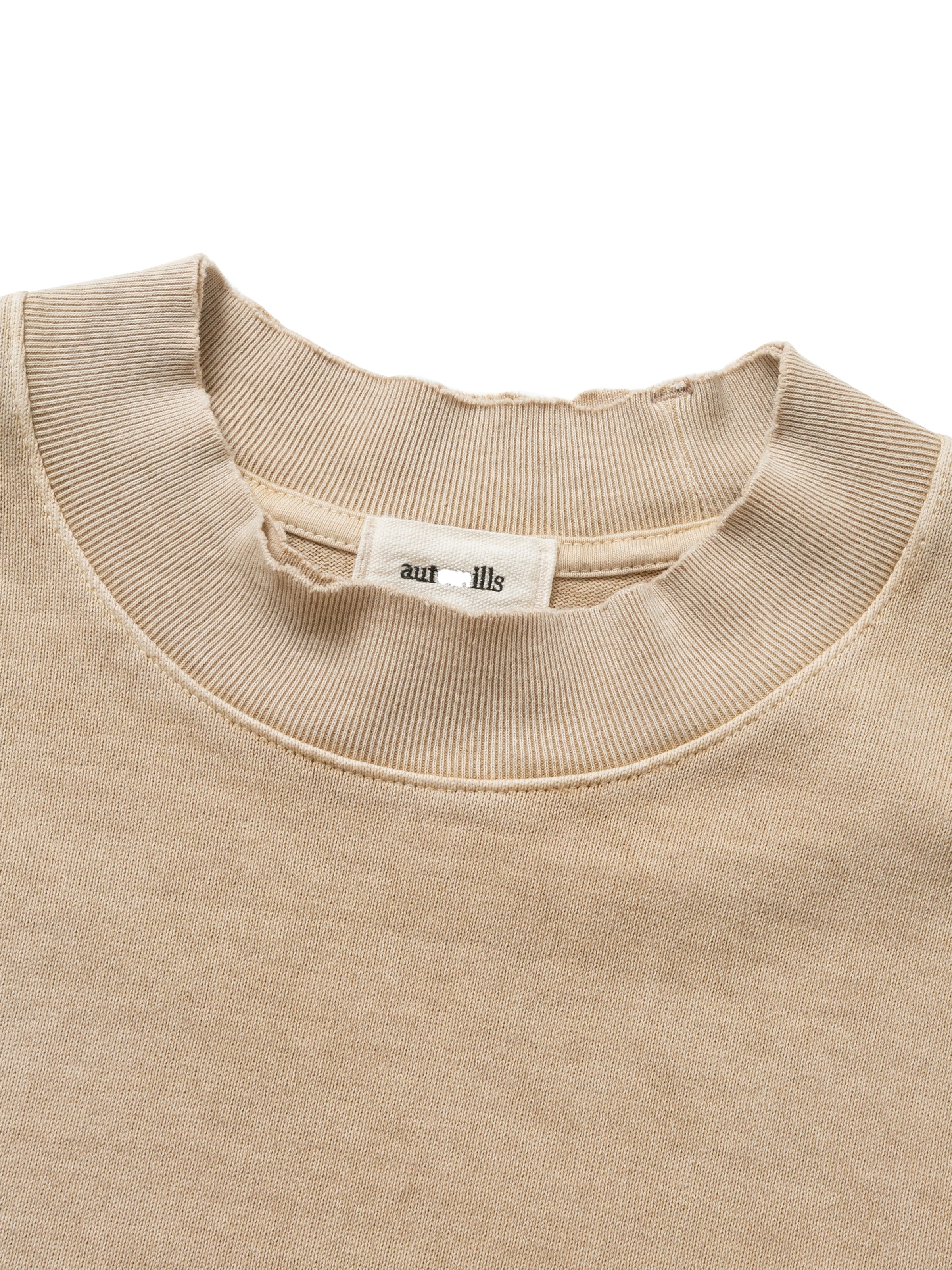 BAGGY L/S TEE COTTON JERSEY AM-C0108 Beige