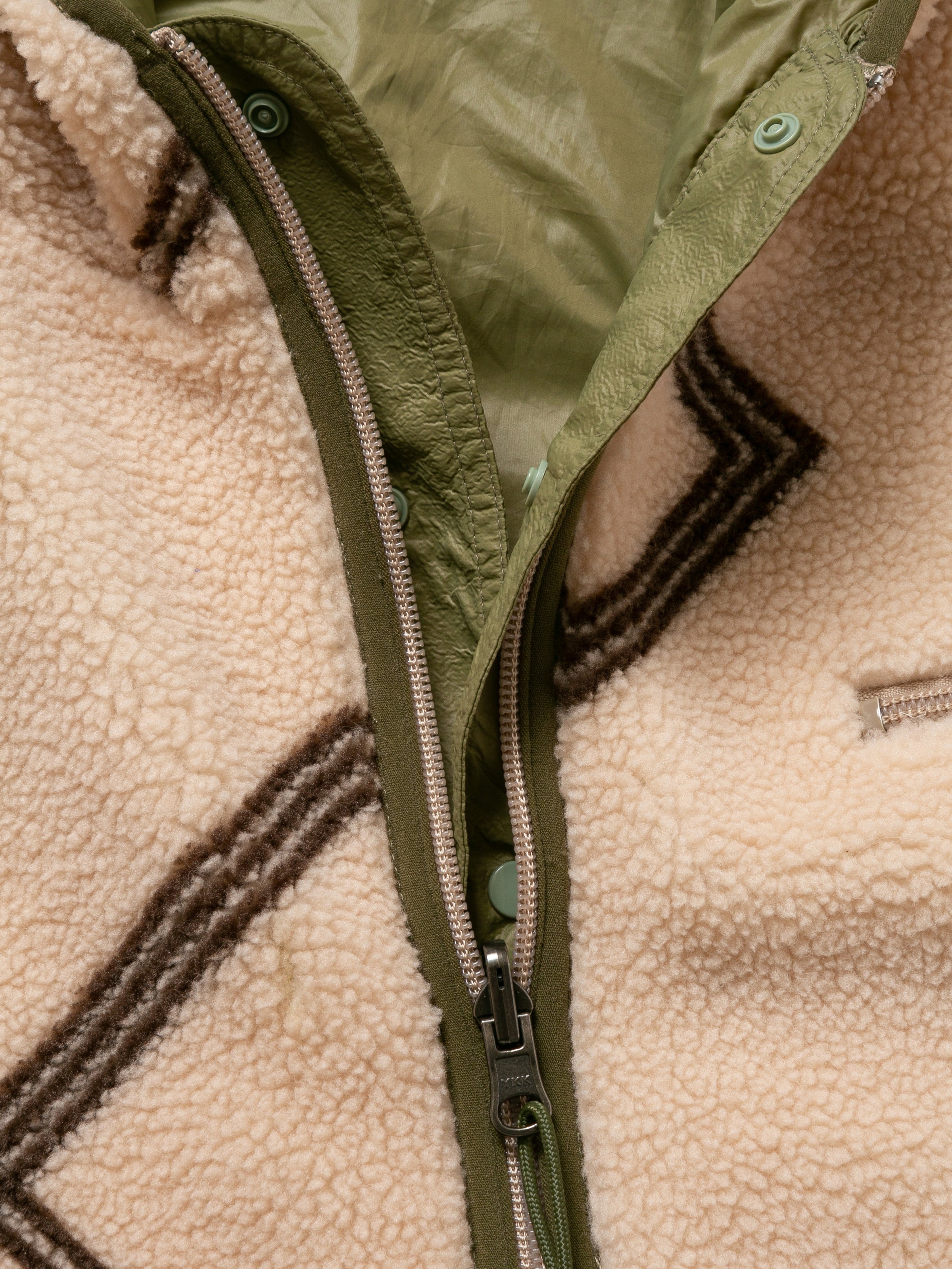 NOMADS HOODY POLY RETRO FLEECE AM-C0111 Cream