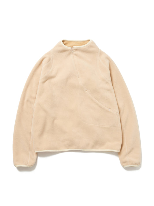 CAMPER H/Z PULLOVER POLY MICRO FLEECE AM-C0109 Cream