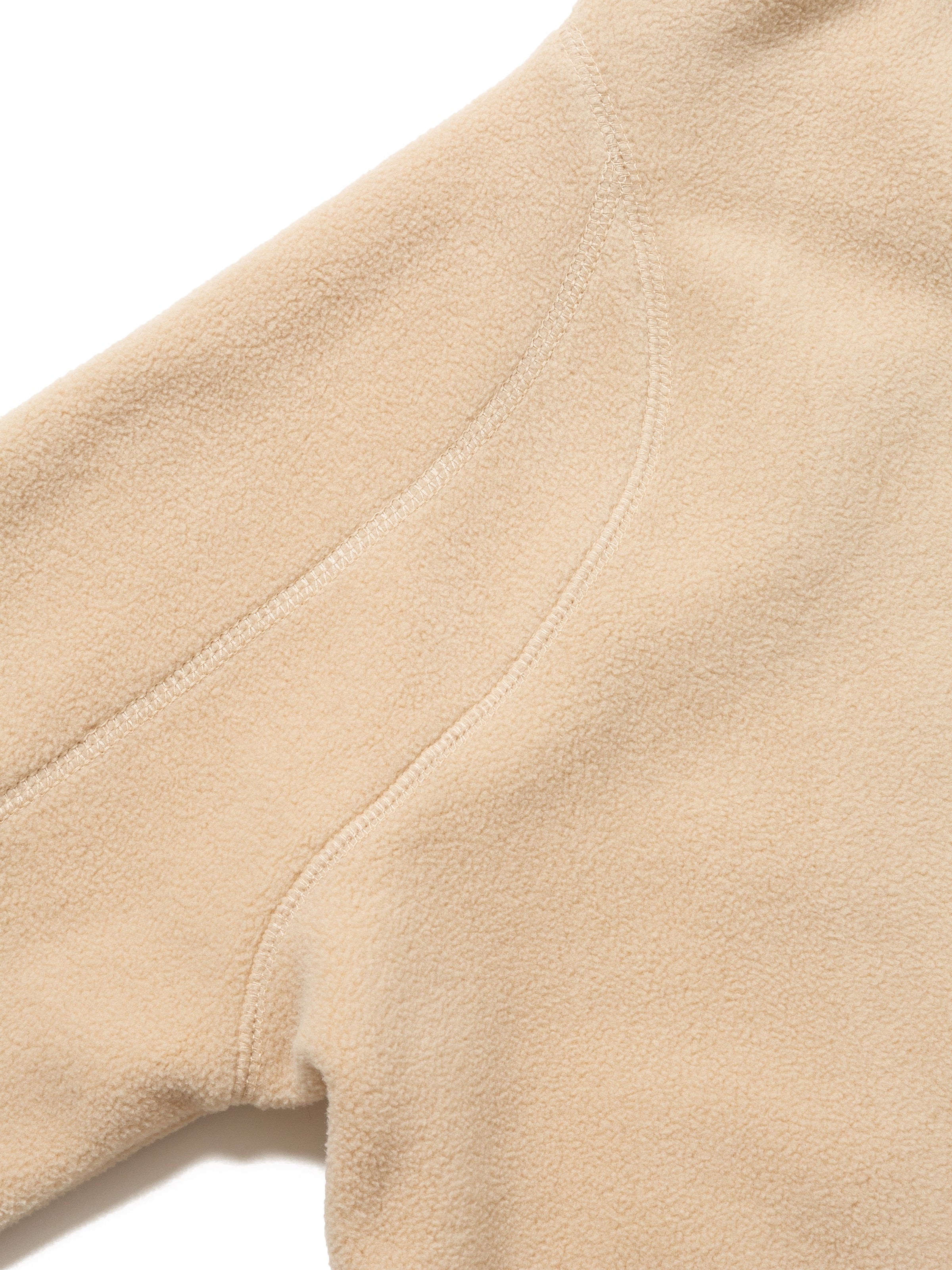 CAMPER H/Z PULLOVER POLY MICRO FLEECE AM-C0109 Cream