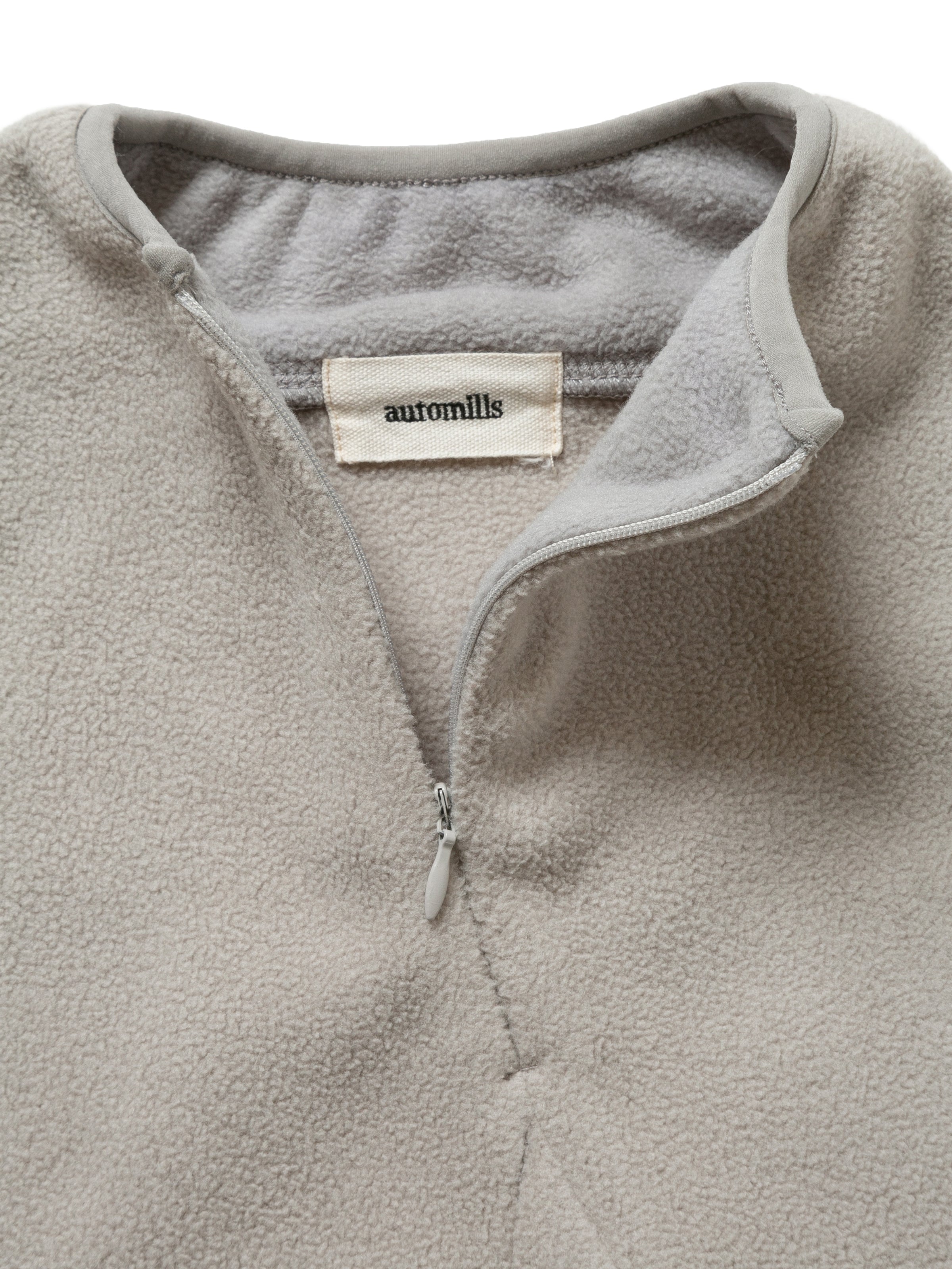 CAMPER H/Z PULLOVER POLY MICRO FLEECE AM-C0109 Gray