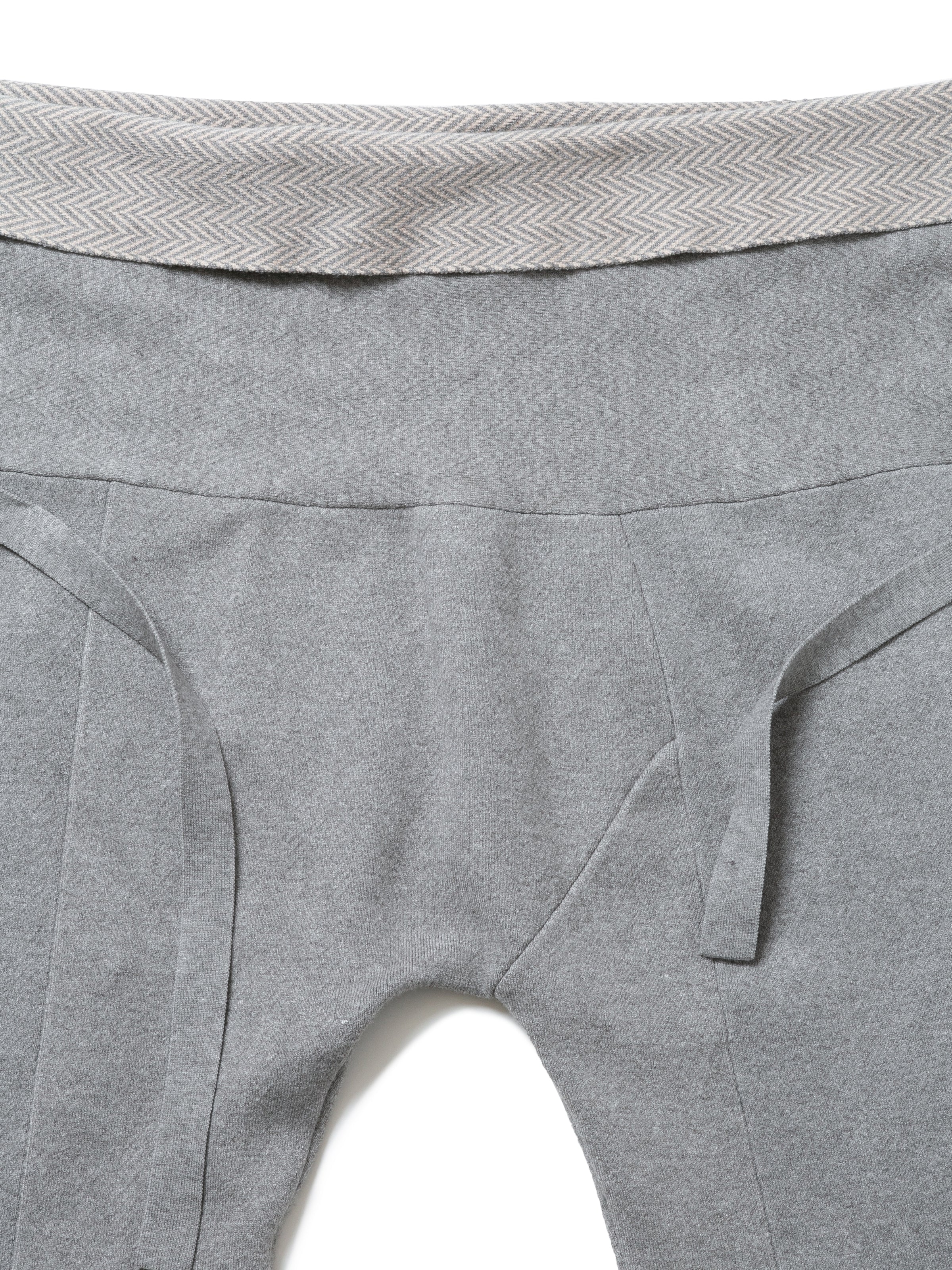 PHAT FISHER MAN PANTS W FACE HERRINGBONE MIX KNIT AM-K0114 Gray
