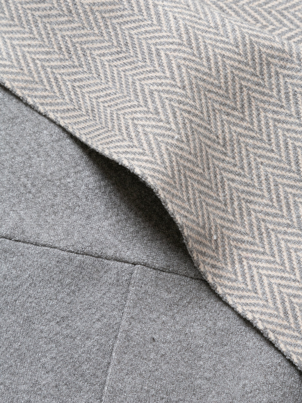 PHAT FISHER MAN PANTS W FACE HERRINGBONE MIX KNIT AM-K0114 Gray