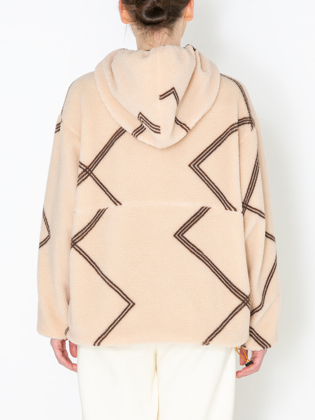 NOMADS HOODY POLY RETRO FLEECE AM-C0111 Cream