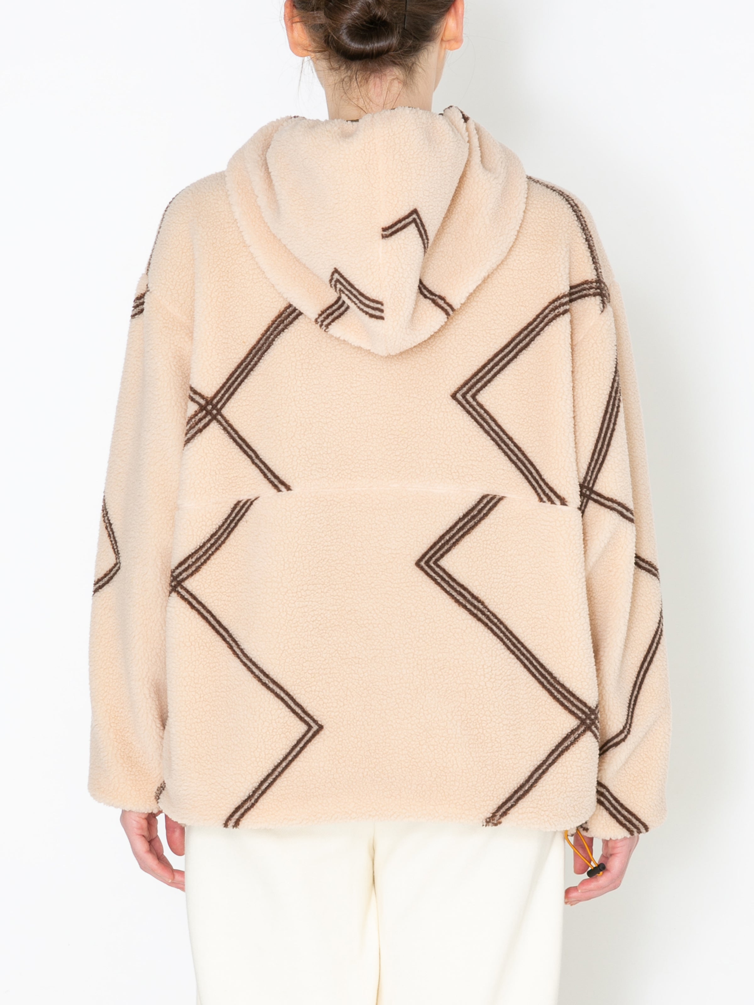 NOMADS HOODY POLY RETRO FLEECE AM-C0111 Cream