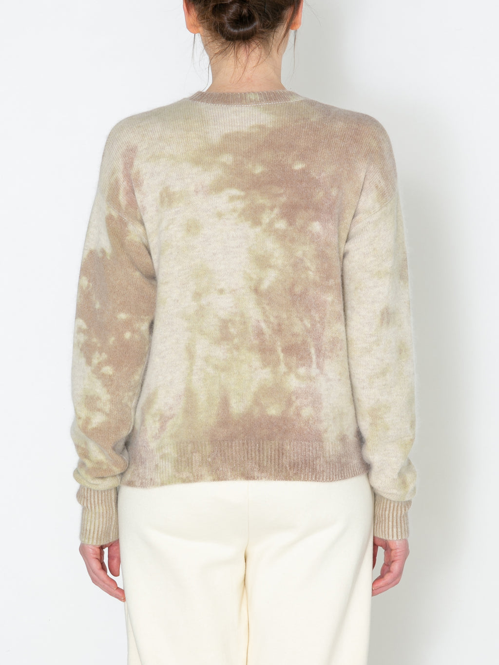 GRATEFUL SWEATER IMITATION TIE DYED PRINTED KNIT AM-K0105 Beige