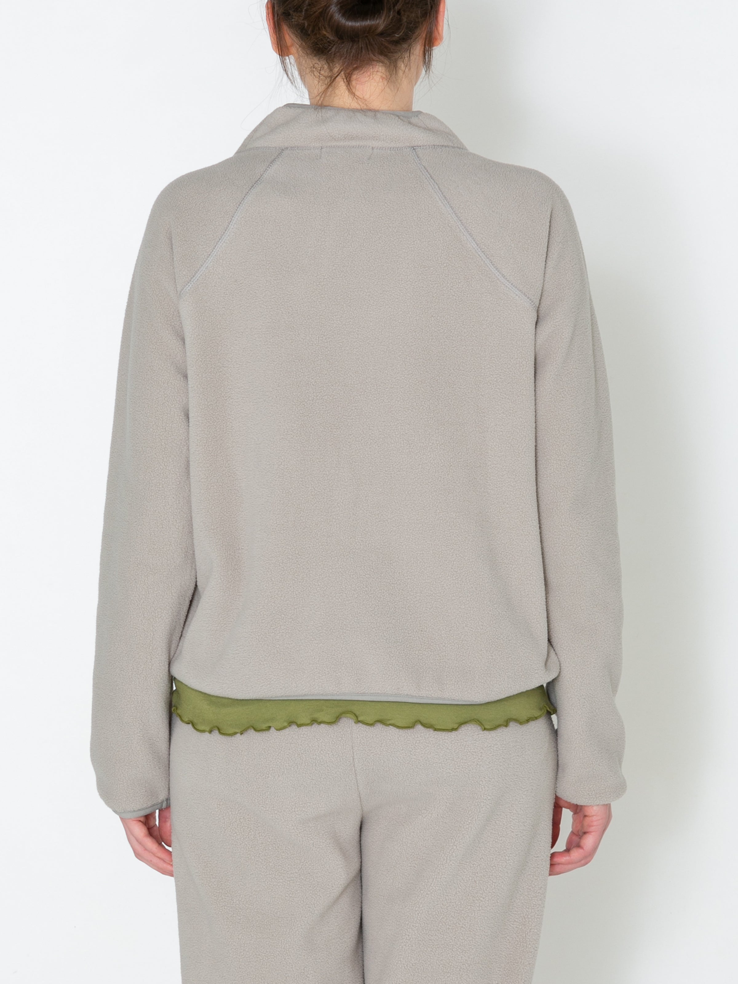 CAMPER H/Z PULLOVER POLY MICRO FLEECE AM-C0109 Gray