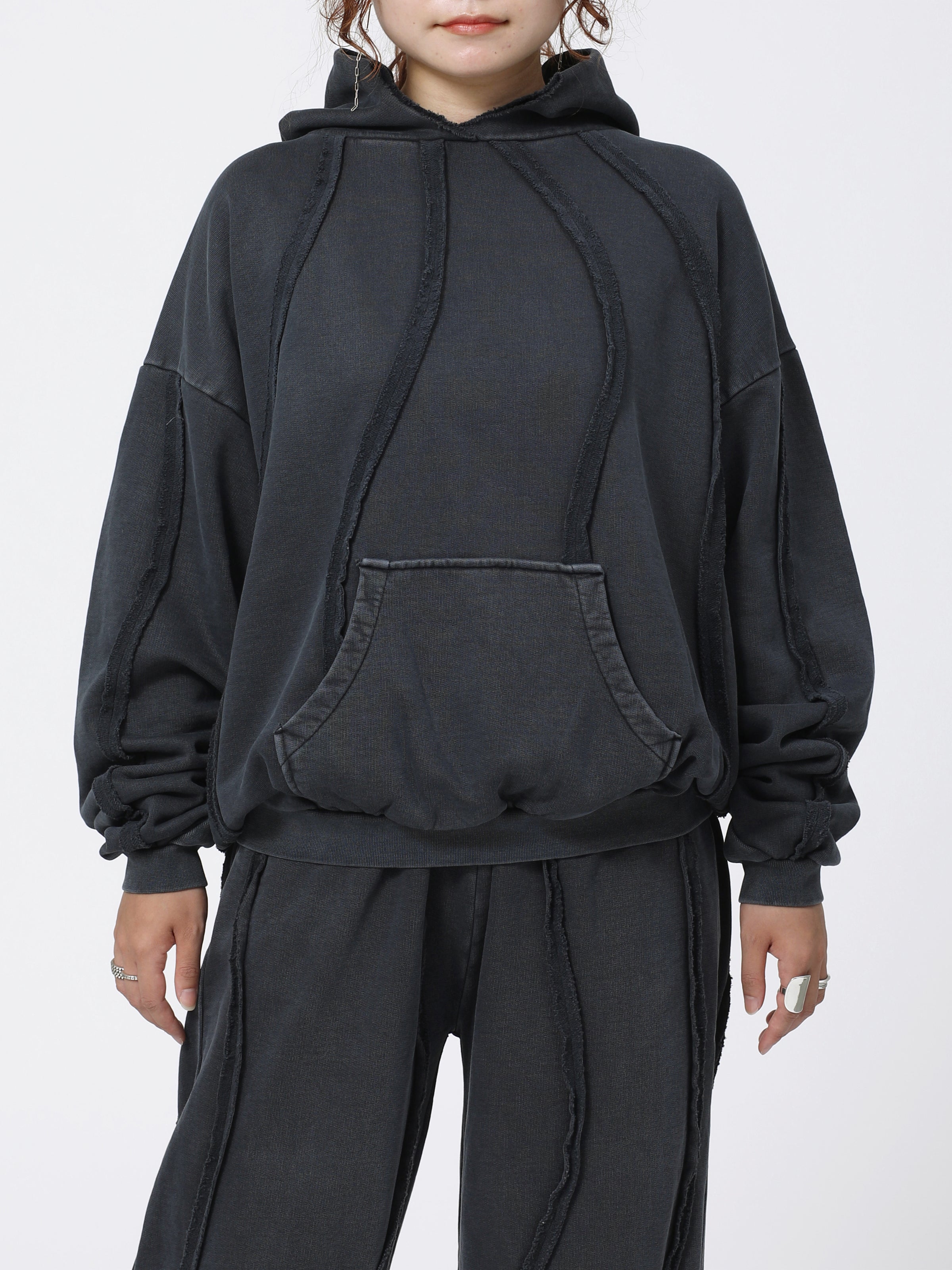 GRATEFUL PARKA COTTON SWEAT AM-C0301 Charcoal