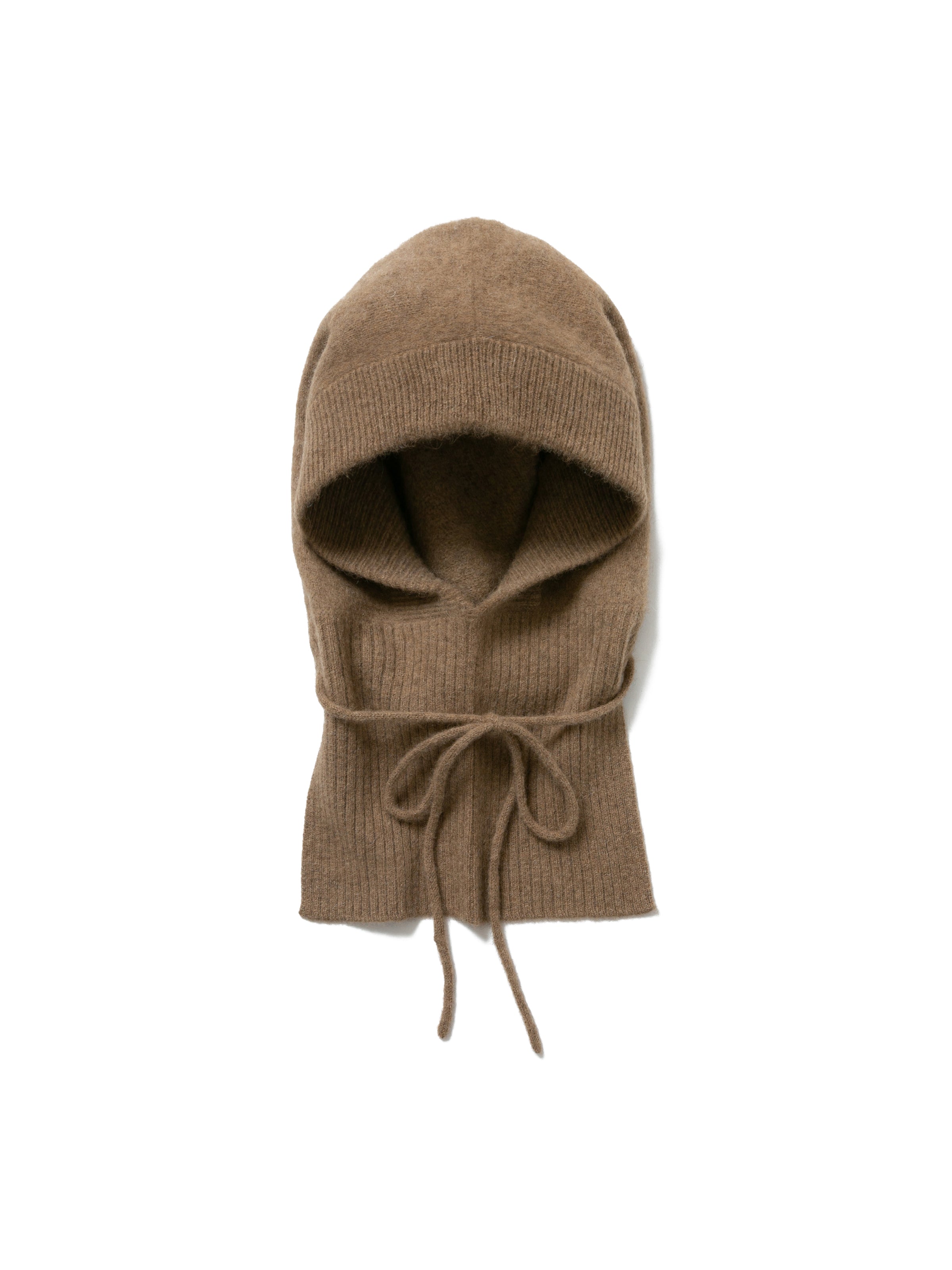 LOVER HOODED YAK WOOL KNIT AM-K0108 Beige