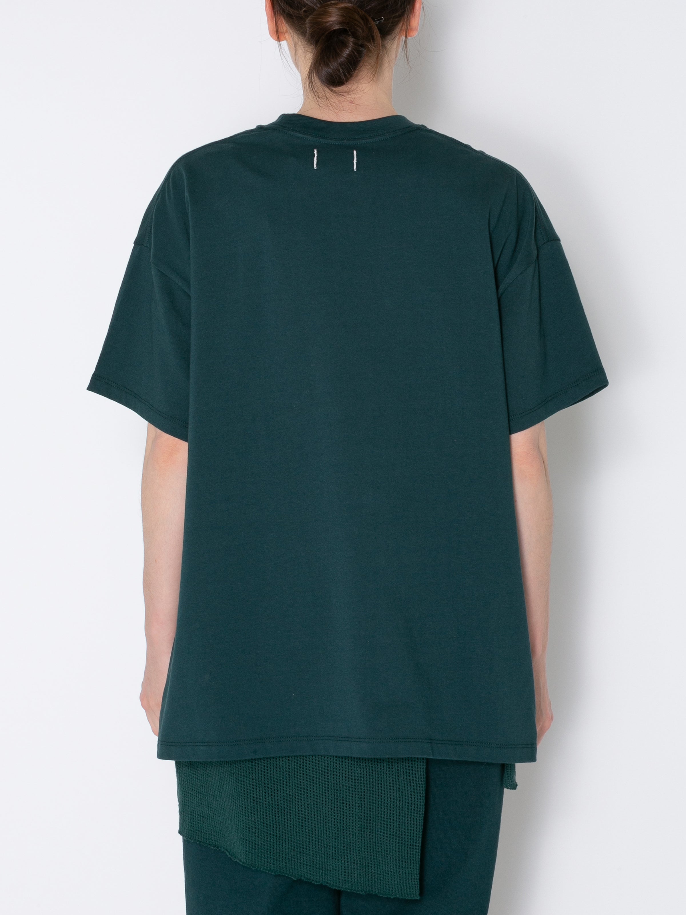 BAGGY S/S TEE ORGANIC COTTON JERSEY AM-C0004 Forest