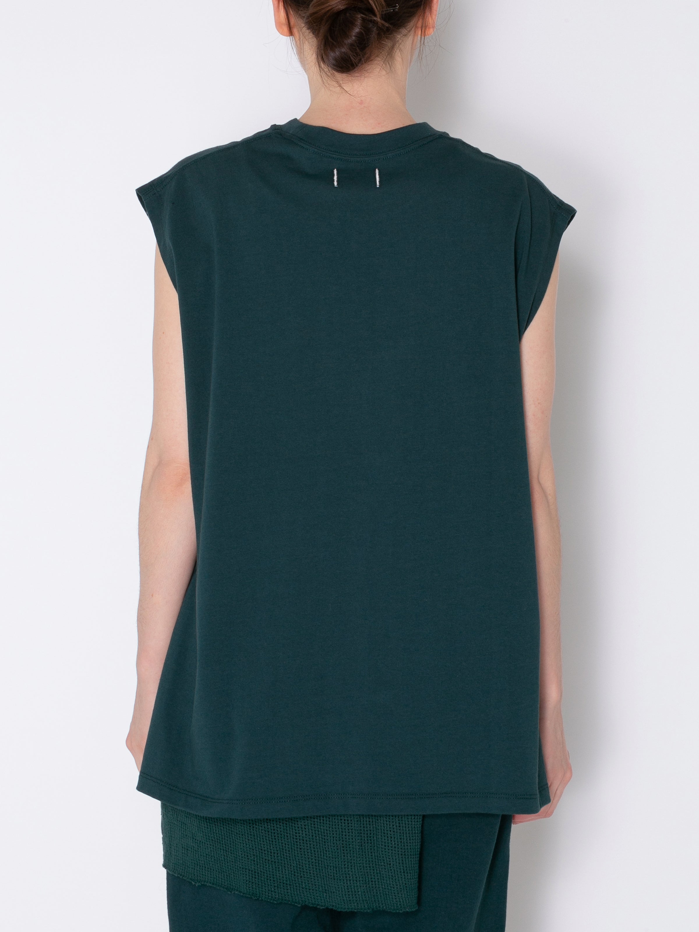 BAGGY N/S TEE ORGANIC COTTON JERSEY AM-C0005 Forest