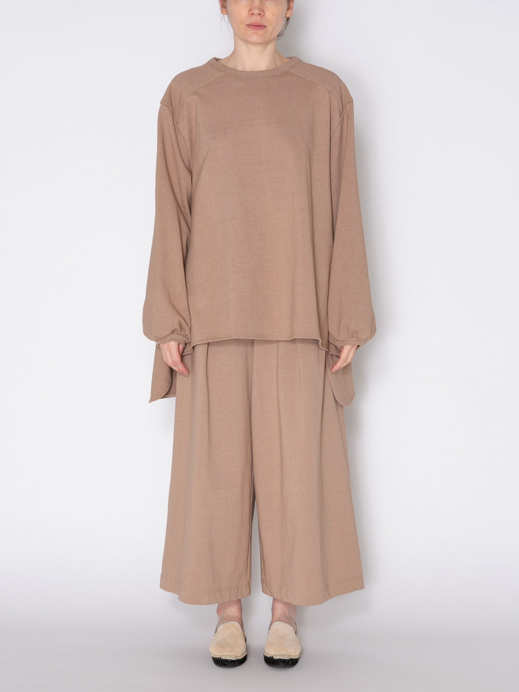 BAGGY SMOG US COTTON HEAVY JERSEY AM-C0006 Beige