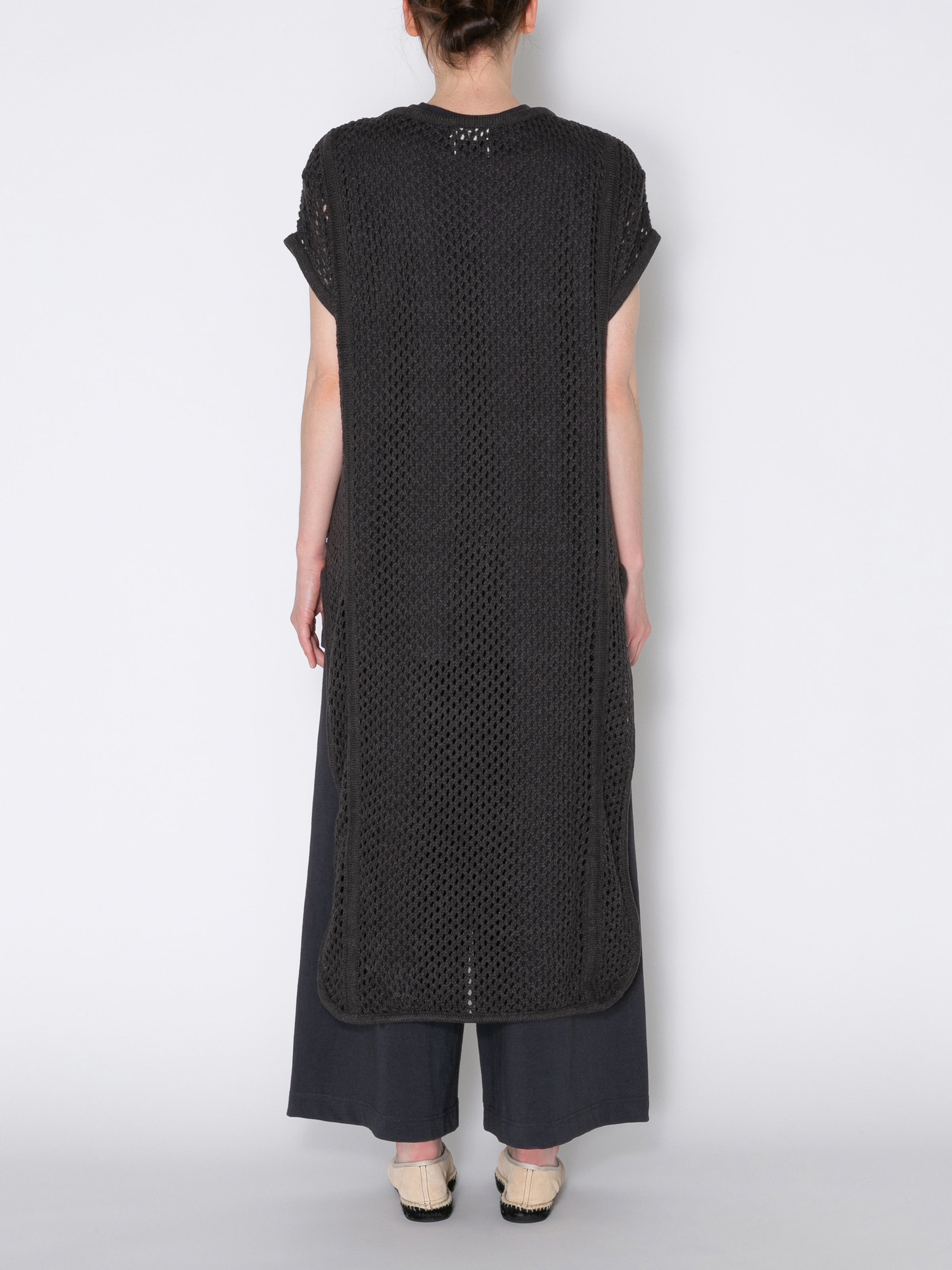 LOVER DRESS C/A MESH KNIT AM-K0002 Charcoal