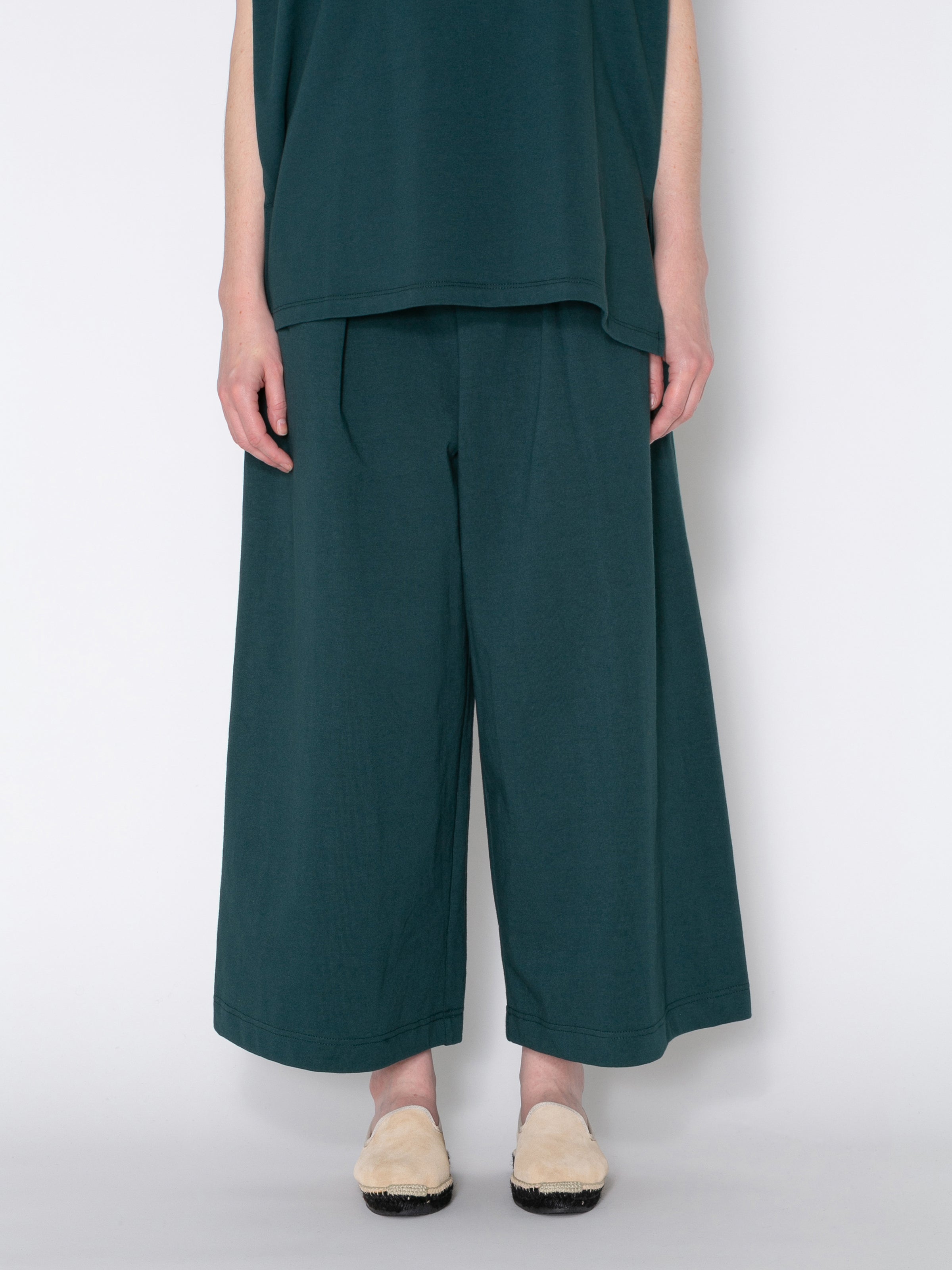 HAKAMA PANTS US COTTON JERSEY AM-P0007 Forest
