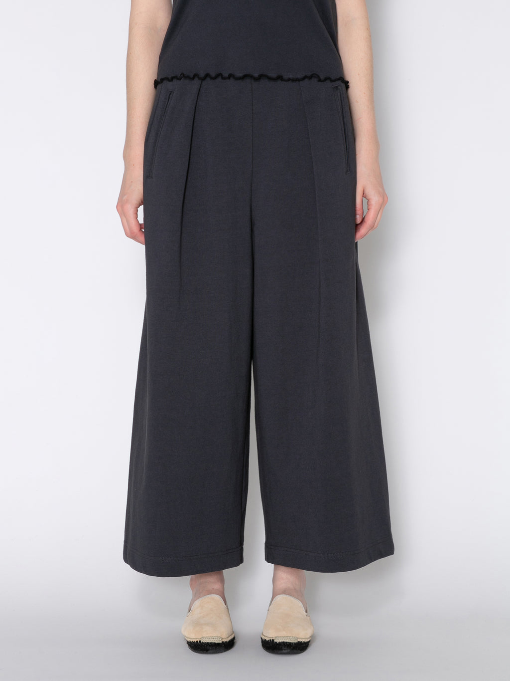 HAKAMA PANTS US COTTON JERSEY AM-P0007 Charcoal
