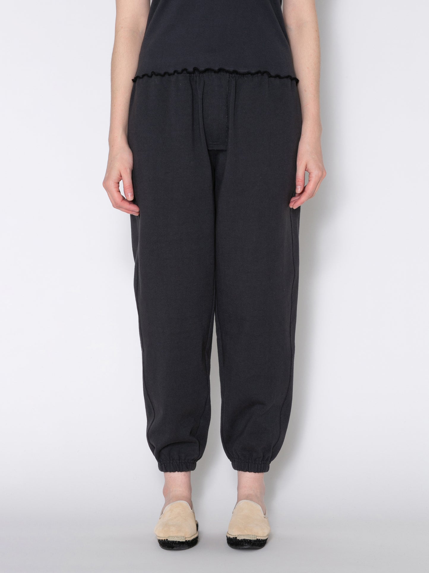 PHAT PANT US COTTON HEAVY JERSEY AM-P0006 Charcoal