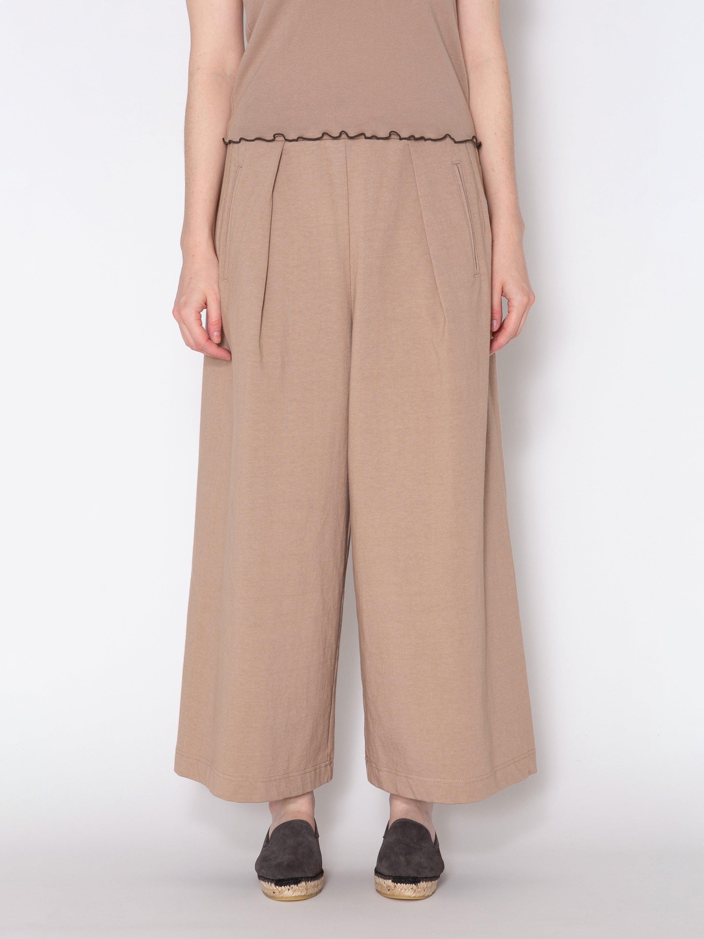 HAKAMA PANTS US COTTON JERSEY AM-P0007 Beige