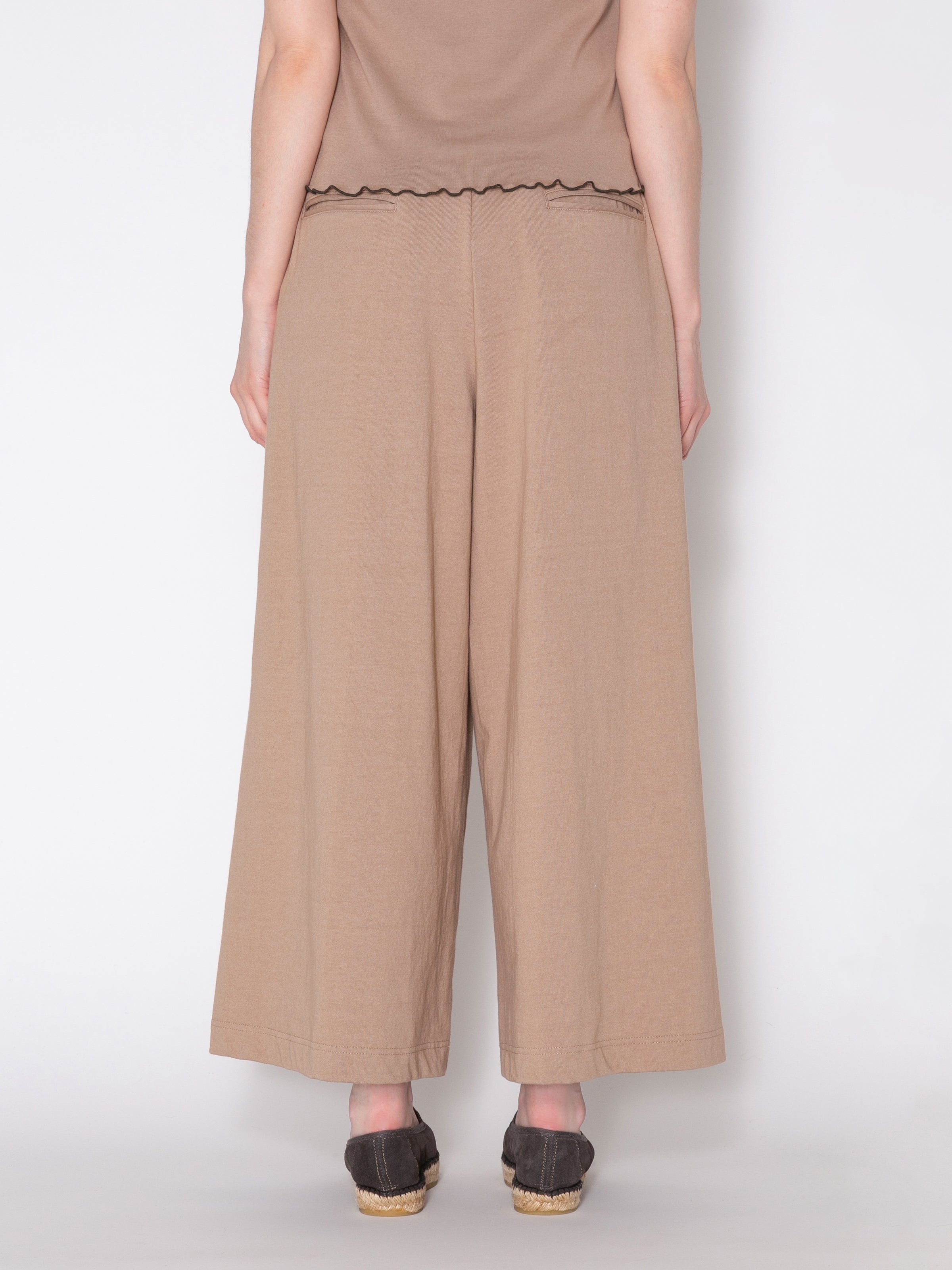 HAKAMA PANTS US COTTON JERSEY AM-P0007 Beige