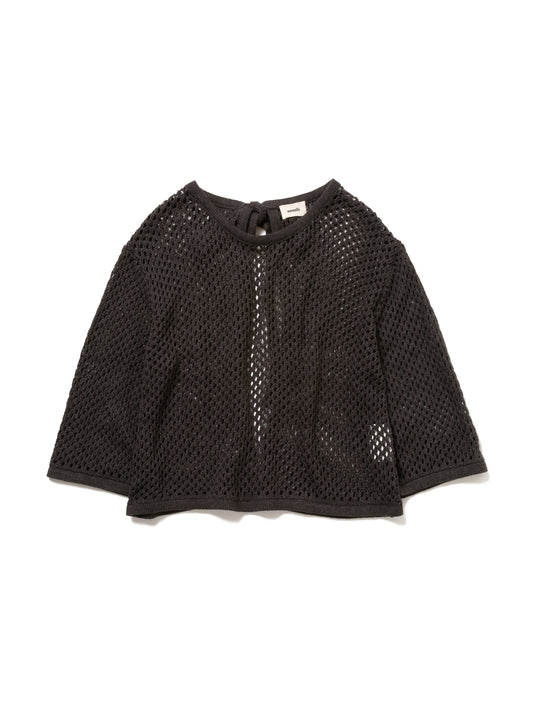 LOVER CARDIGAN C/A MESH KNIT AM-K0001 Charcoal