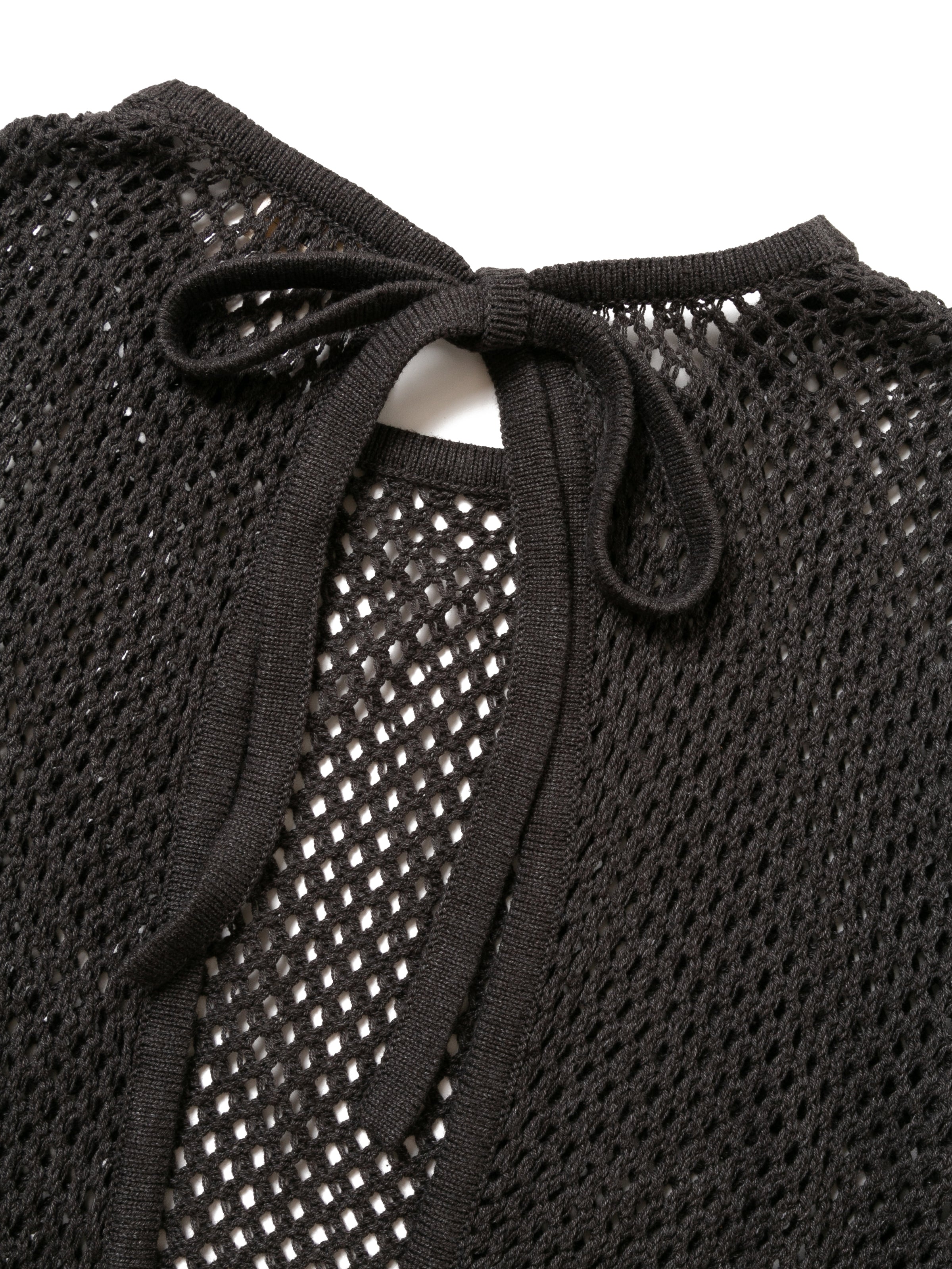 LOVER CARDIGAN C/A MESH KNIT AM-K0001 Charcoal