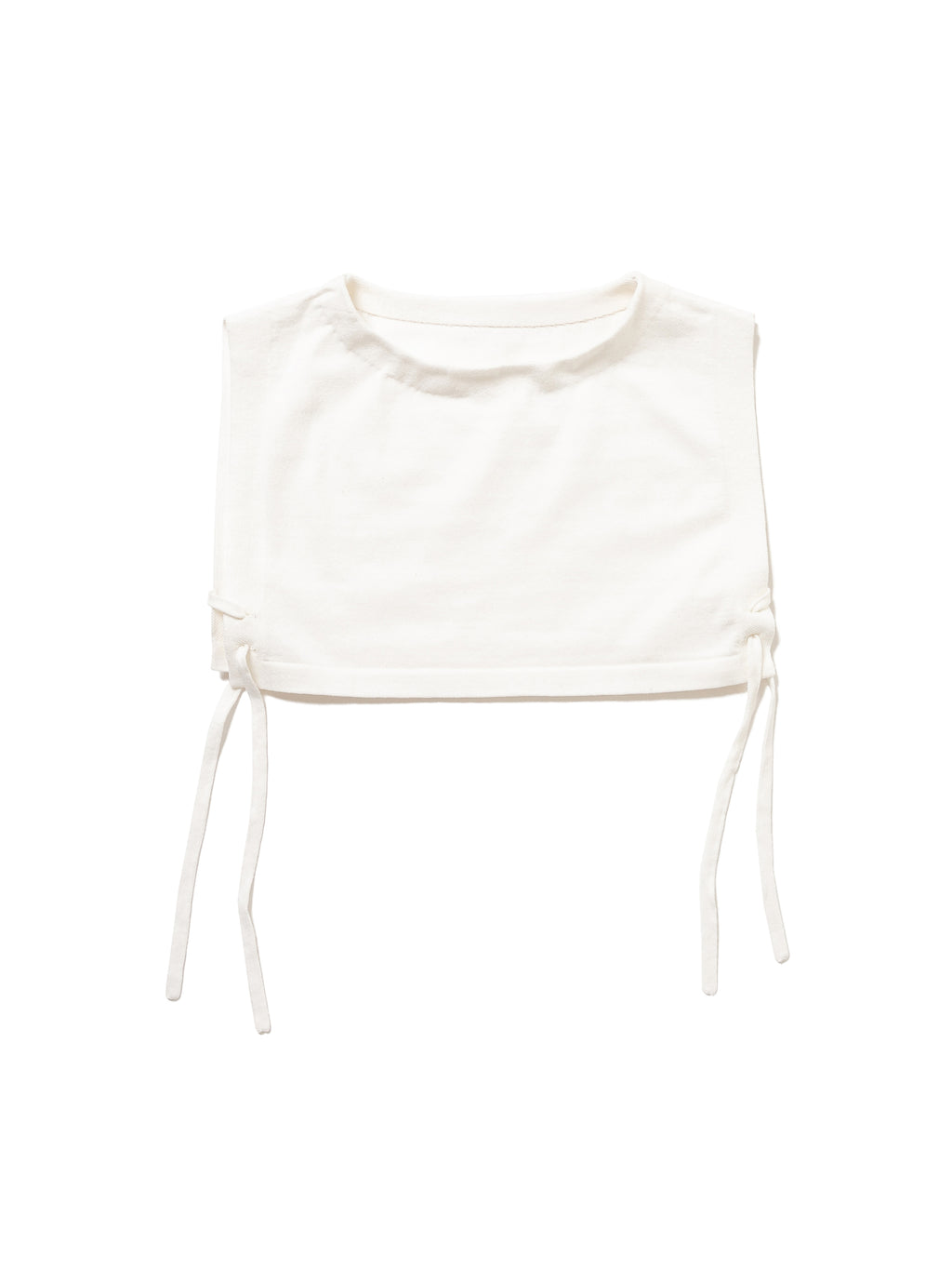 SAILOR SWEATER COMBINATION APRON C/P BORDER KNIT AM-K0003 White