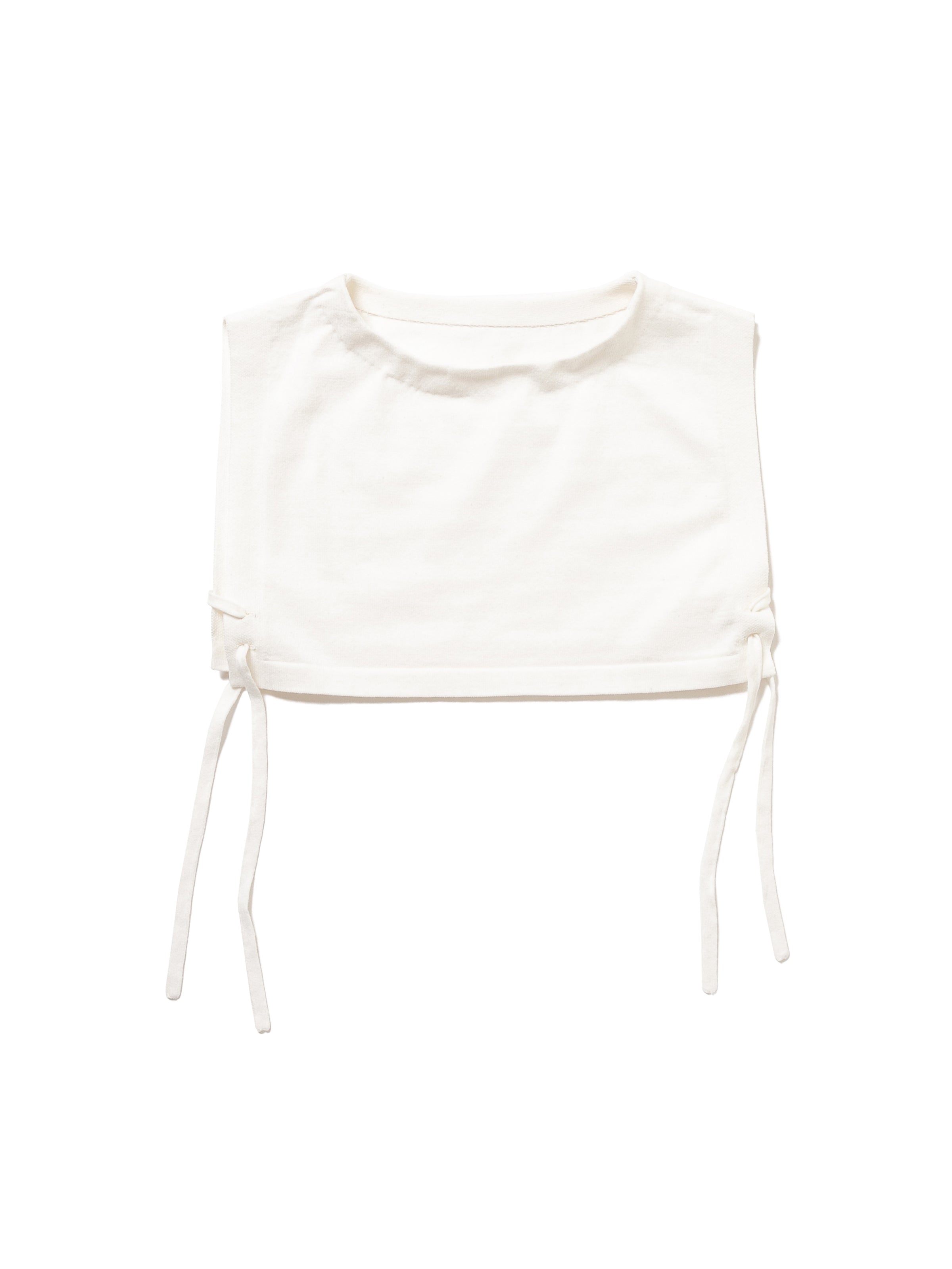 SAILOR SWEATER COMBINATION APRON C/P BORDER KNIT AM-K0003 White