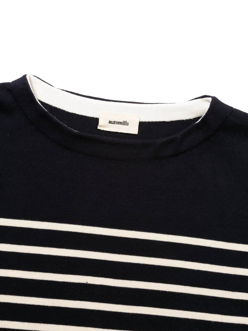 SAILOR SWEATER COMBINATION APRON C/P BORDER KNIT AM-K0003 Navy
