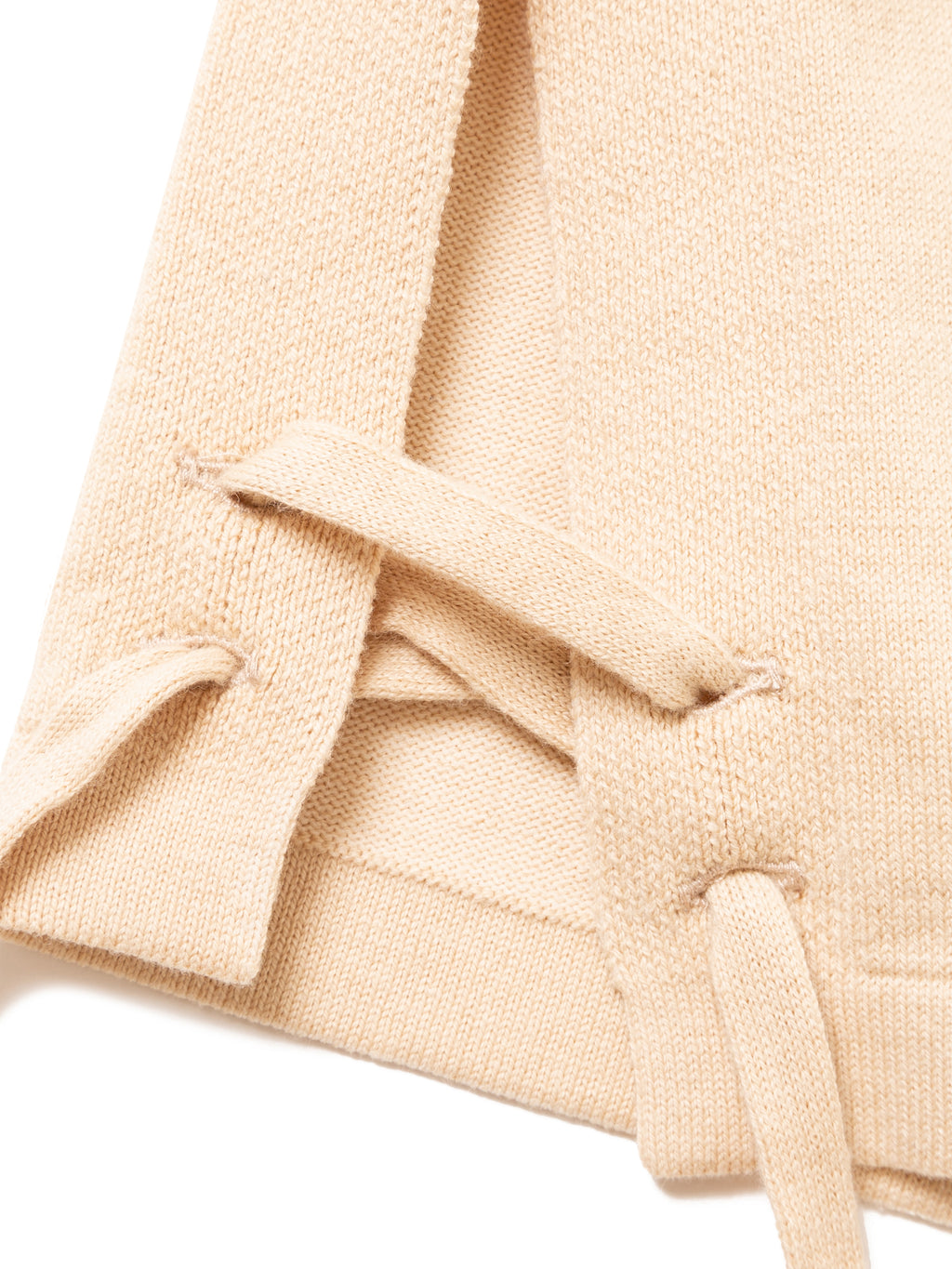 SAILOR SWEATER COMBINATION APRON C/P BORDER KNIT AM-K0003 Natural