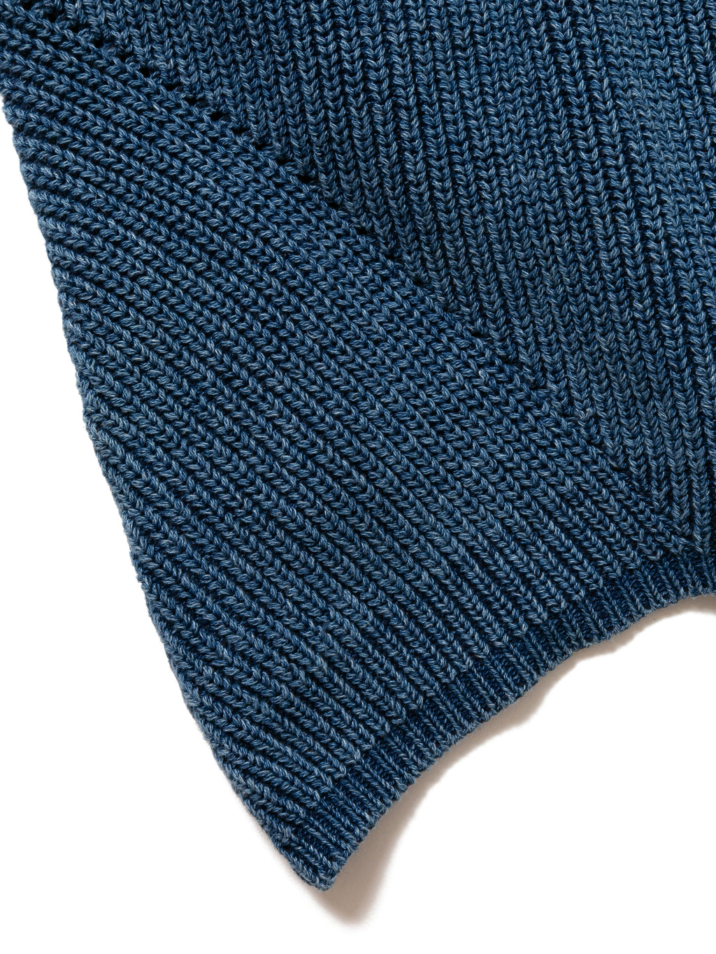 PHAT CREW SWEATER COTTON INDIGO KNIT AM-K0004 Blue