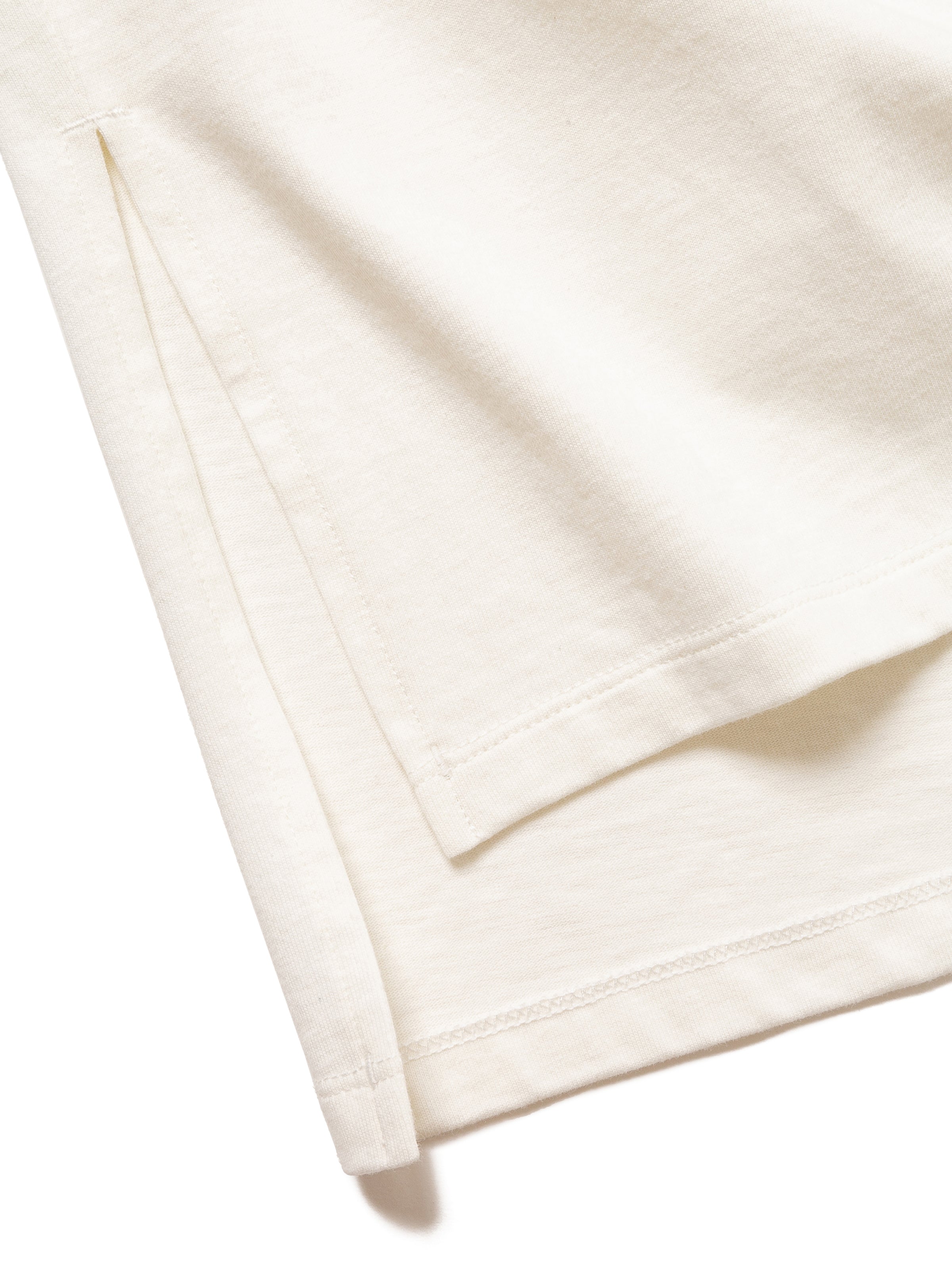 BAGGY L/S TEE ORGANIC COTTON JERSEY AM-C0003 O.White