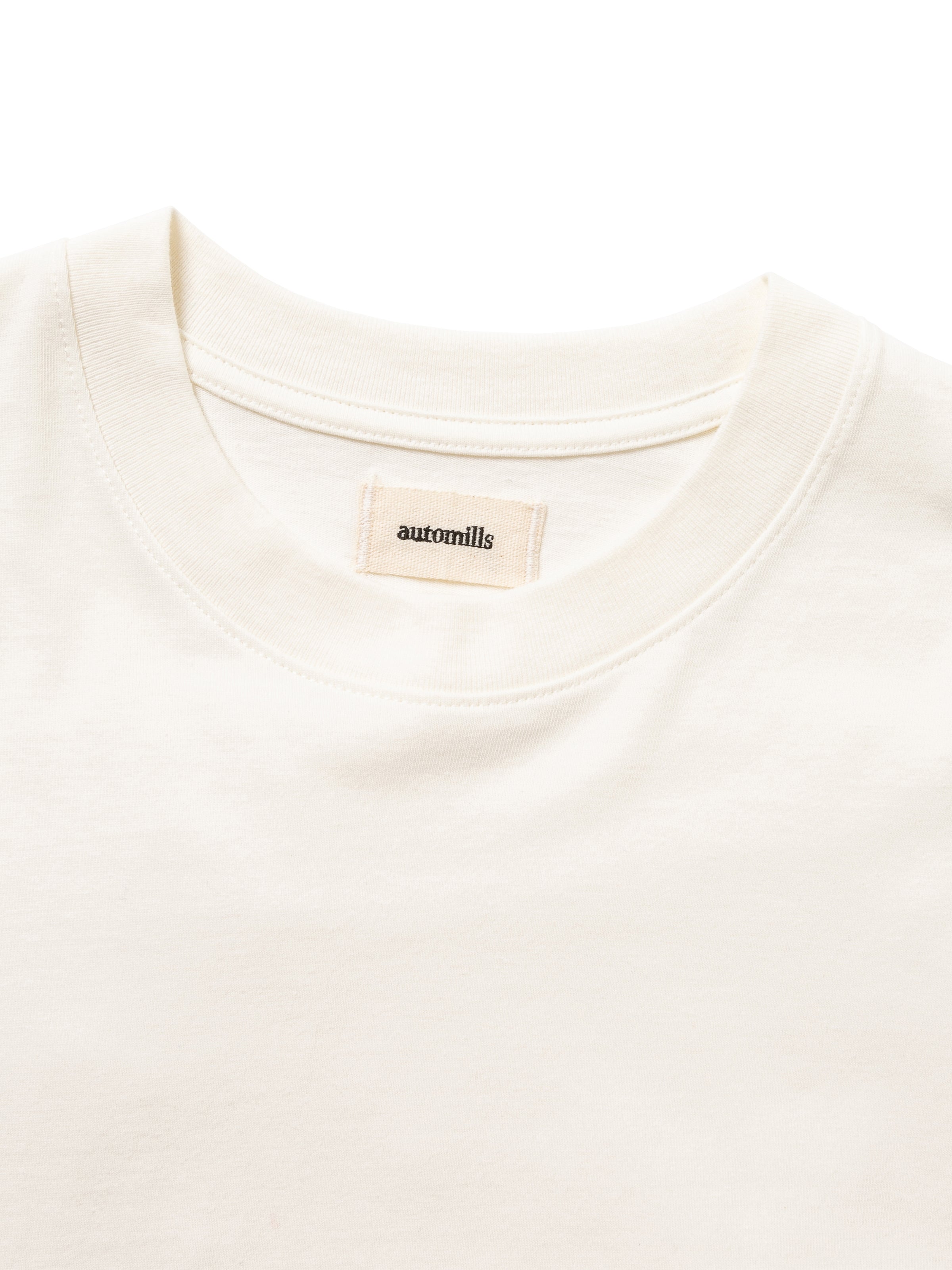 BAGGY L/S TEE ORGANIC COTTON JERSEY AM-C0003 O.White
