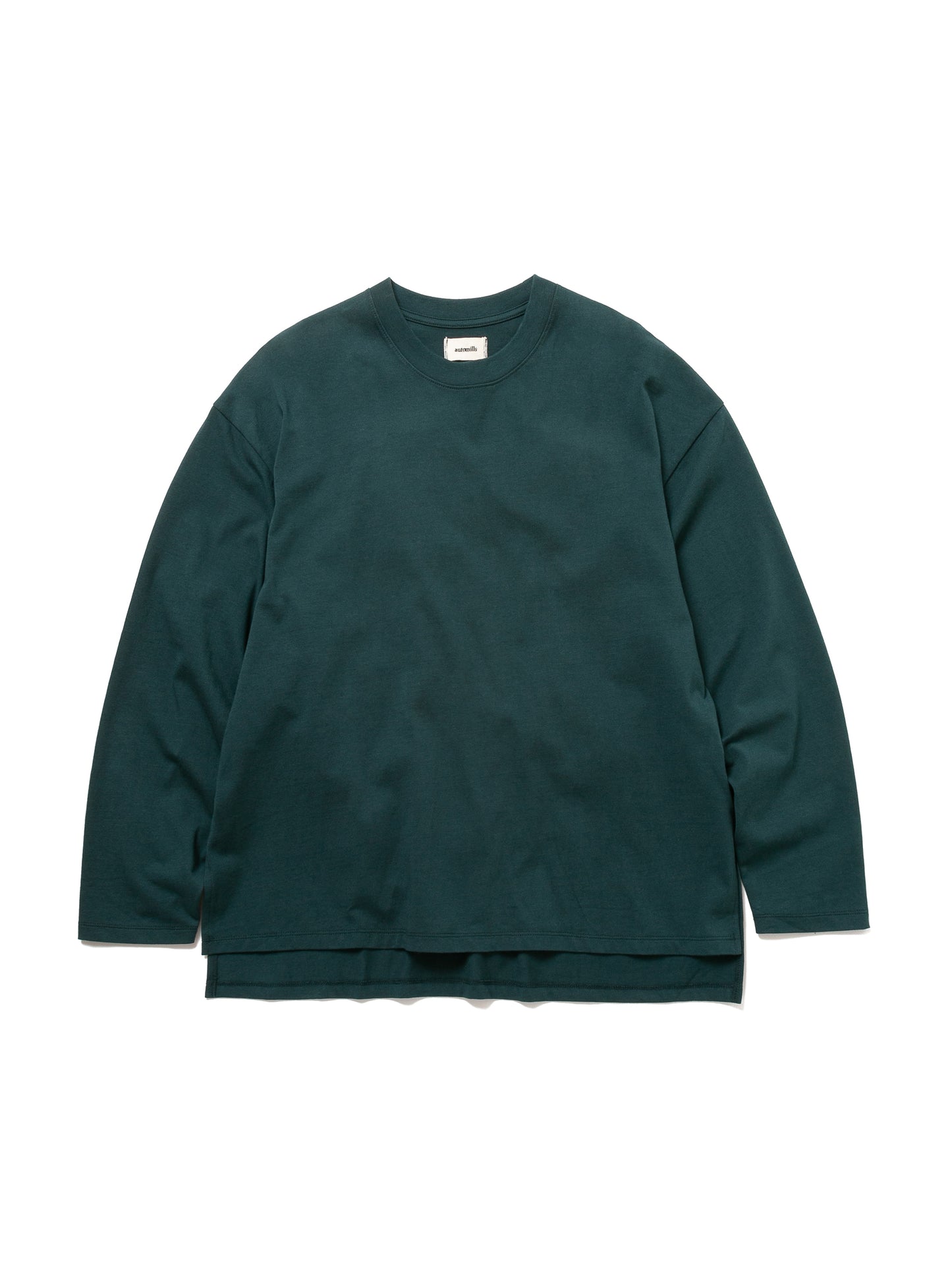 BAGGY L/S TEE ORGANIC COTTON JERSEY AM-C0003 Forest