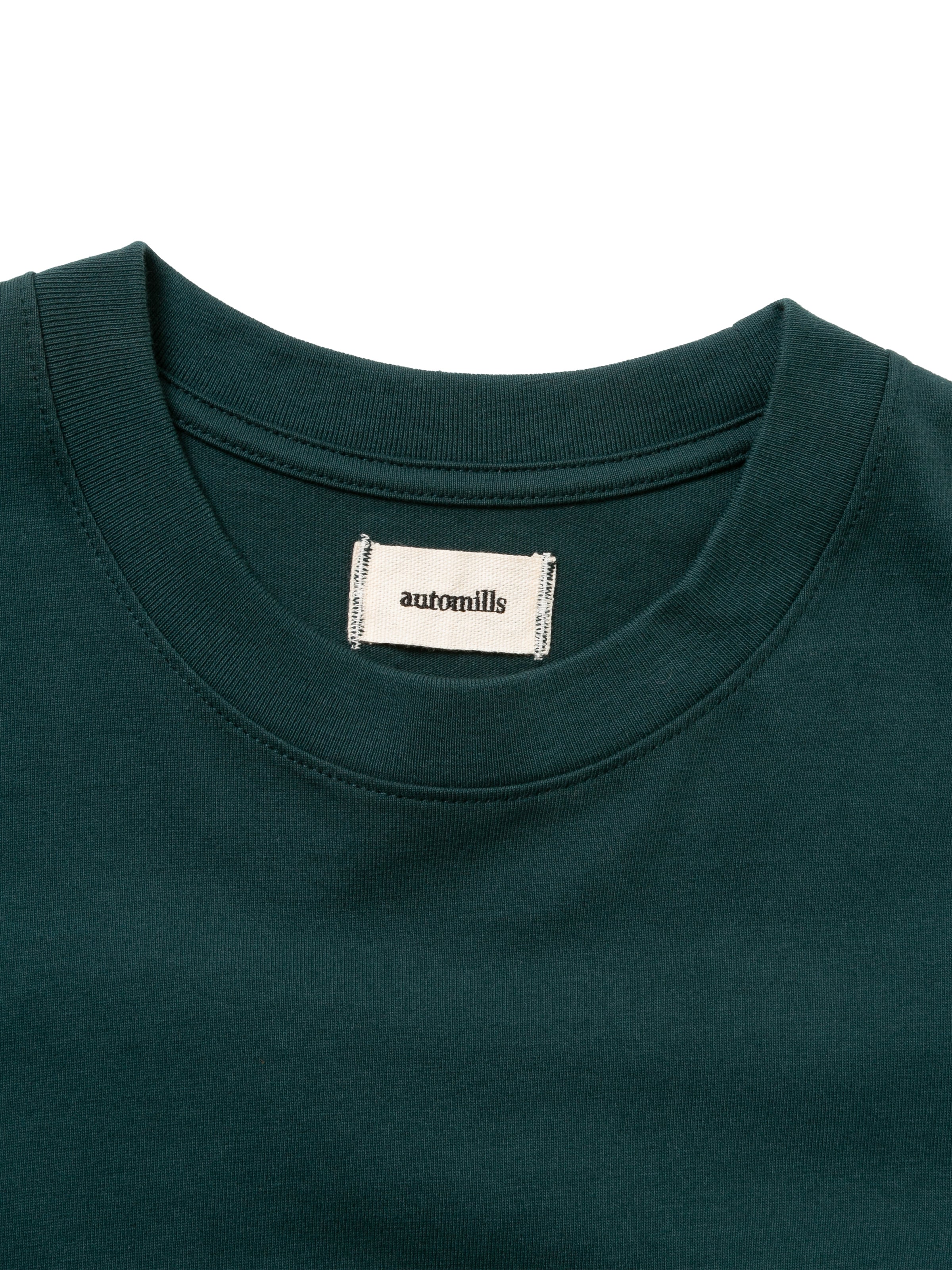 BAGGY L/S TEE ORGANIC COTTON JERSEY AM-C0003 Forest