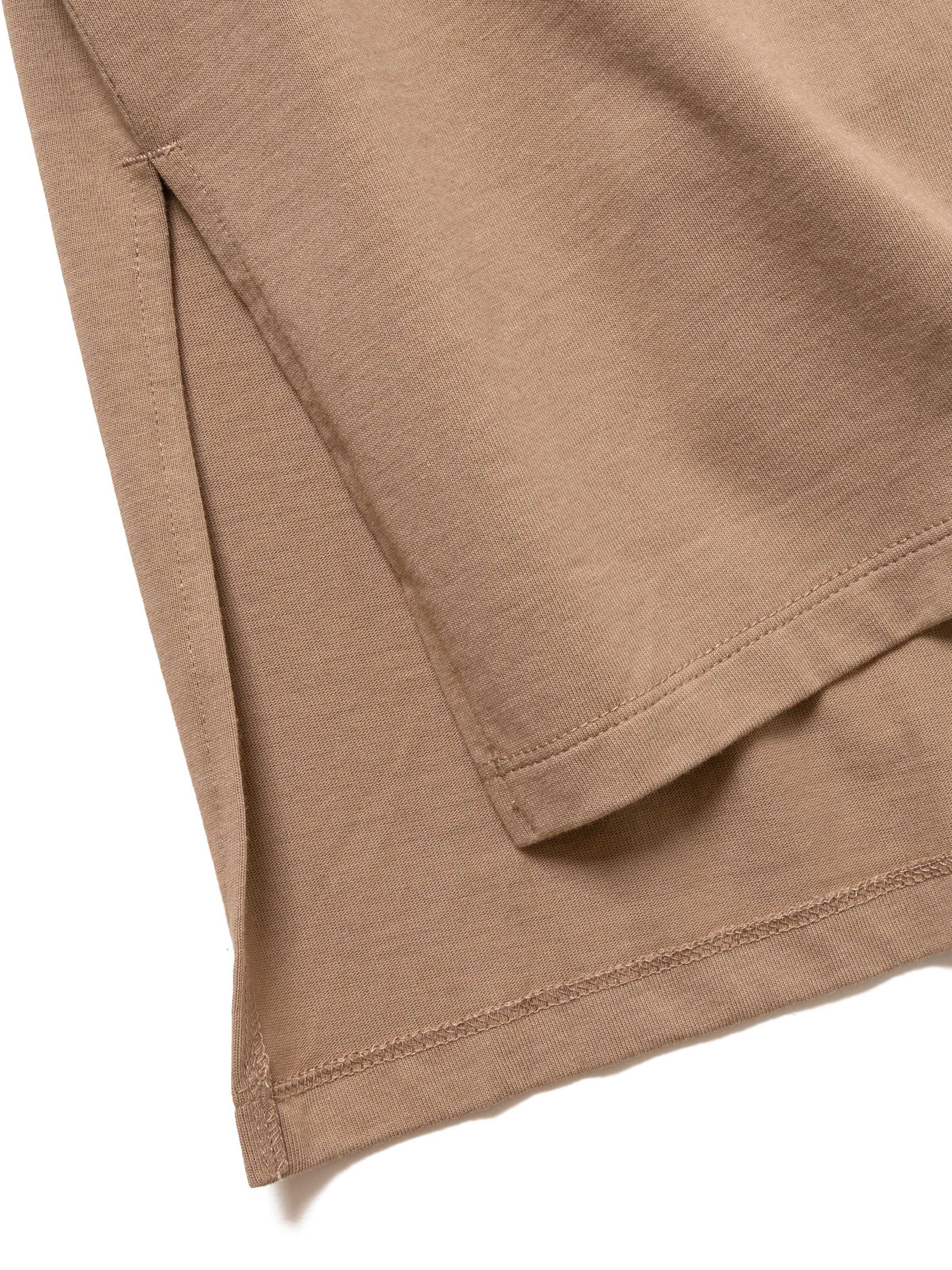 BAGGY L/S TEE ORGANIC COTTON JERSEY AM-C0003 Beige