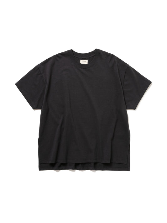 BAGGY S/S TEE ORGANIC COTTON JERSEY AM-C0004 Charcoal