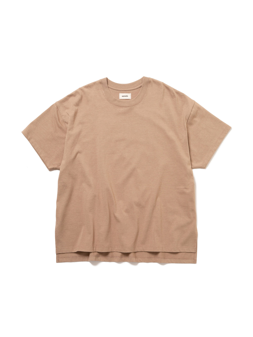 BAGGY S/S TEE ORGANIC COTTON JERSEY AM-C0004 Beige