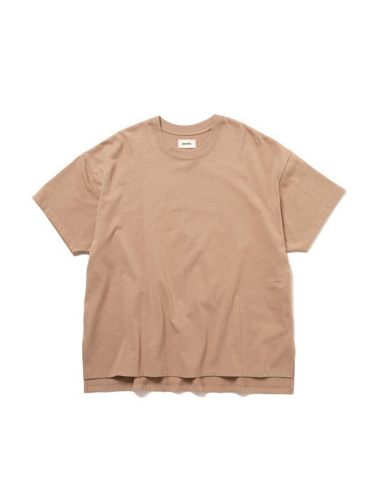 BAGGY S/S TEE ORGANIC COTTON JERSEY AM-C0004 Beige